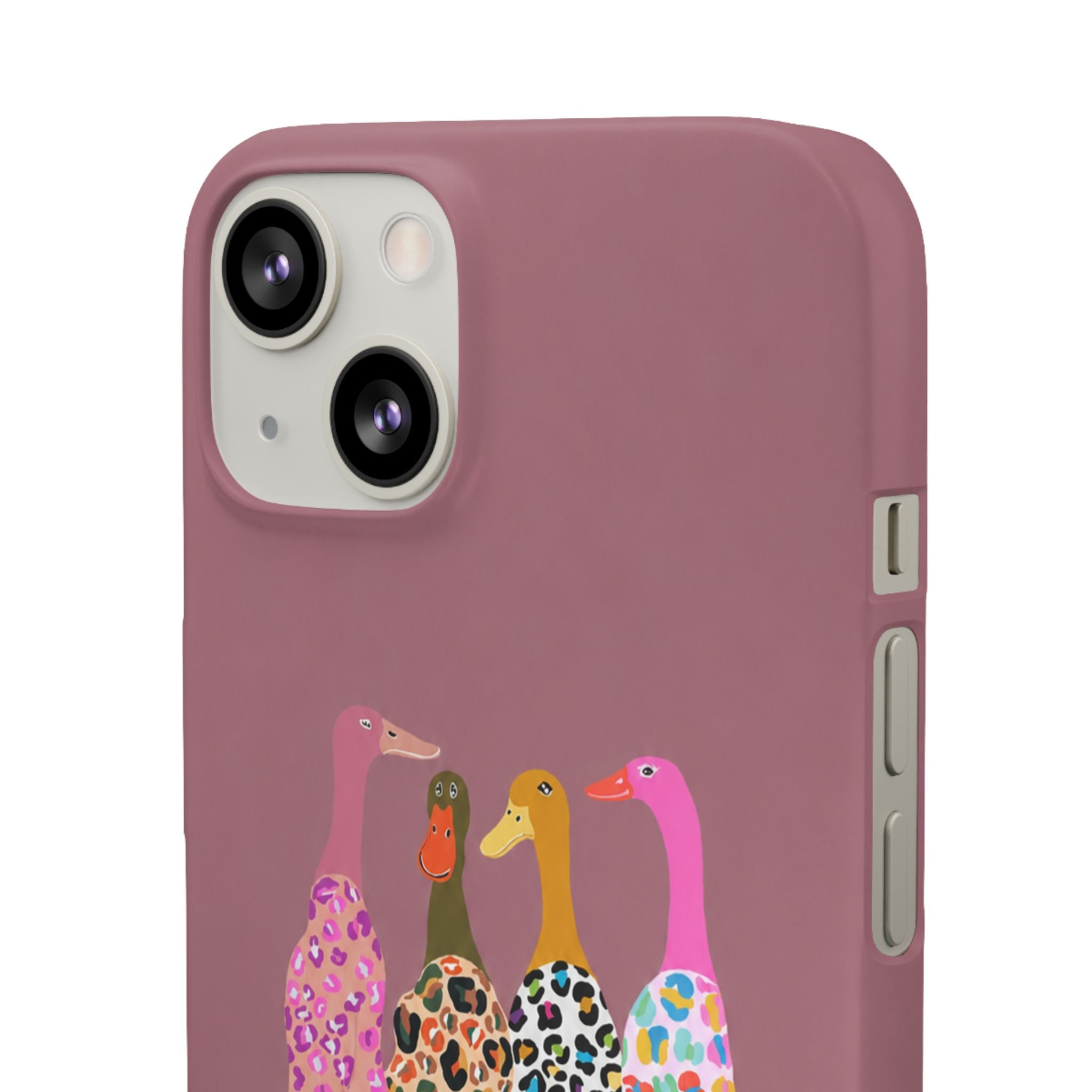 Colorful Leopard Ducks Phone Case