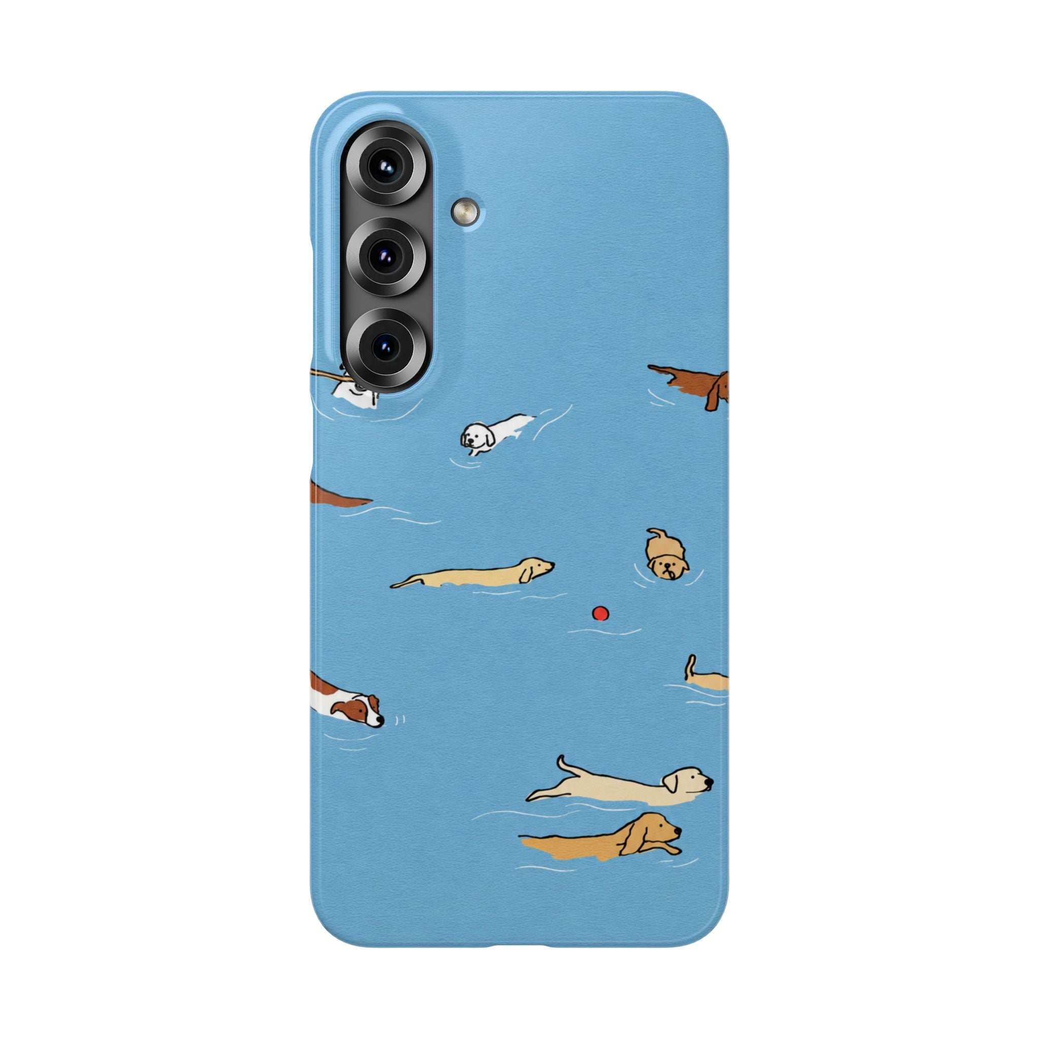 Swimming Dogs Phone Case