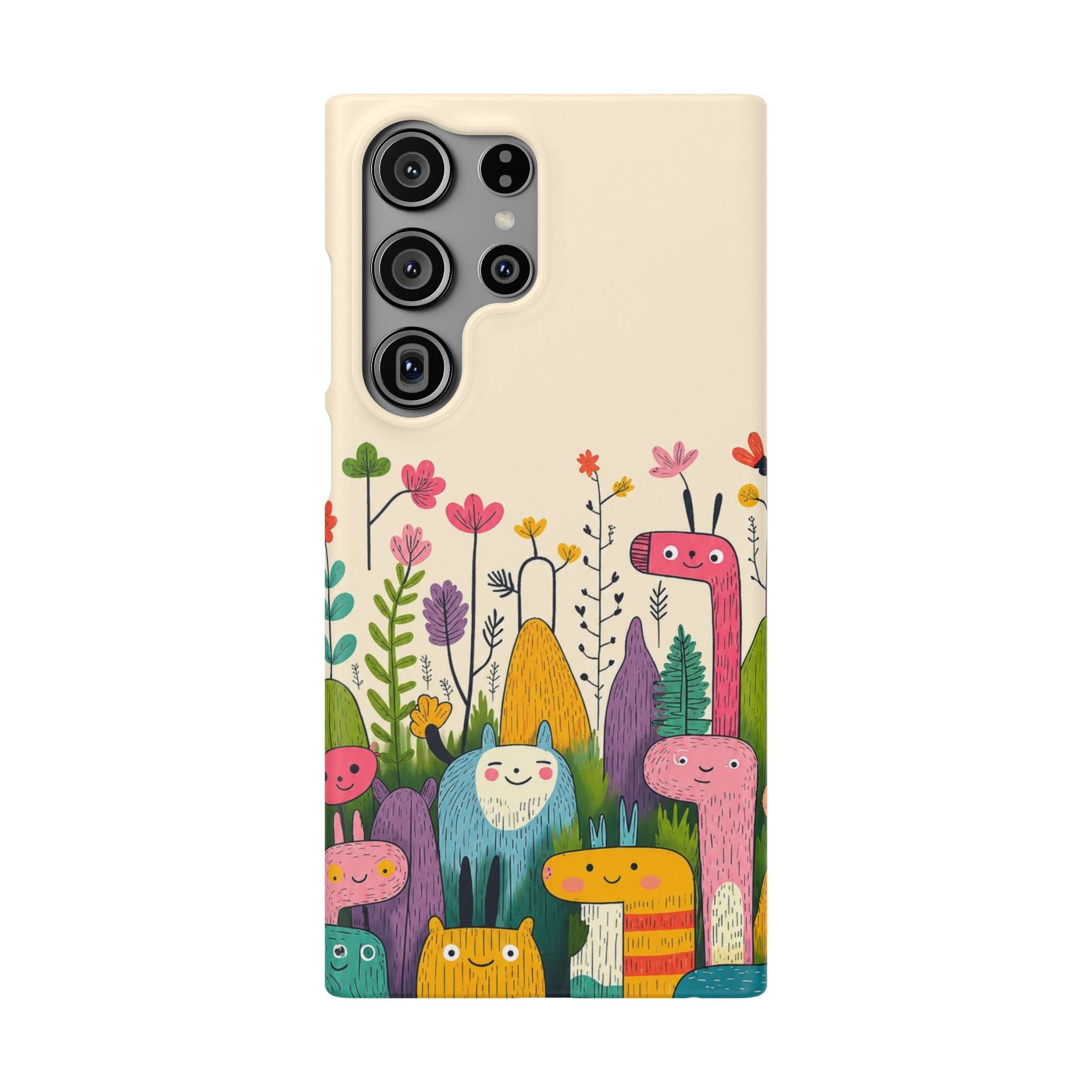 Cute Monster Garden Phone Case
