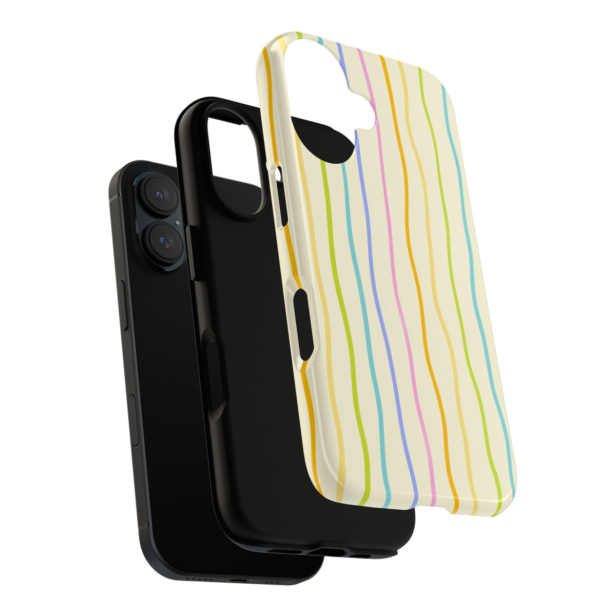 Pastel Wavy Lines Phone Case