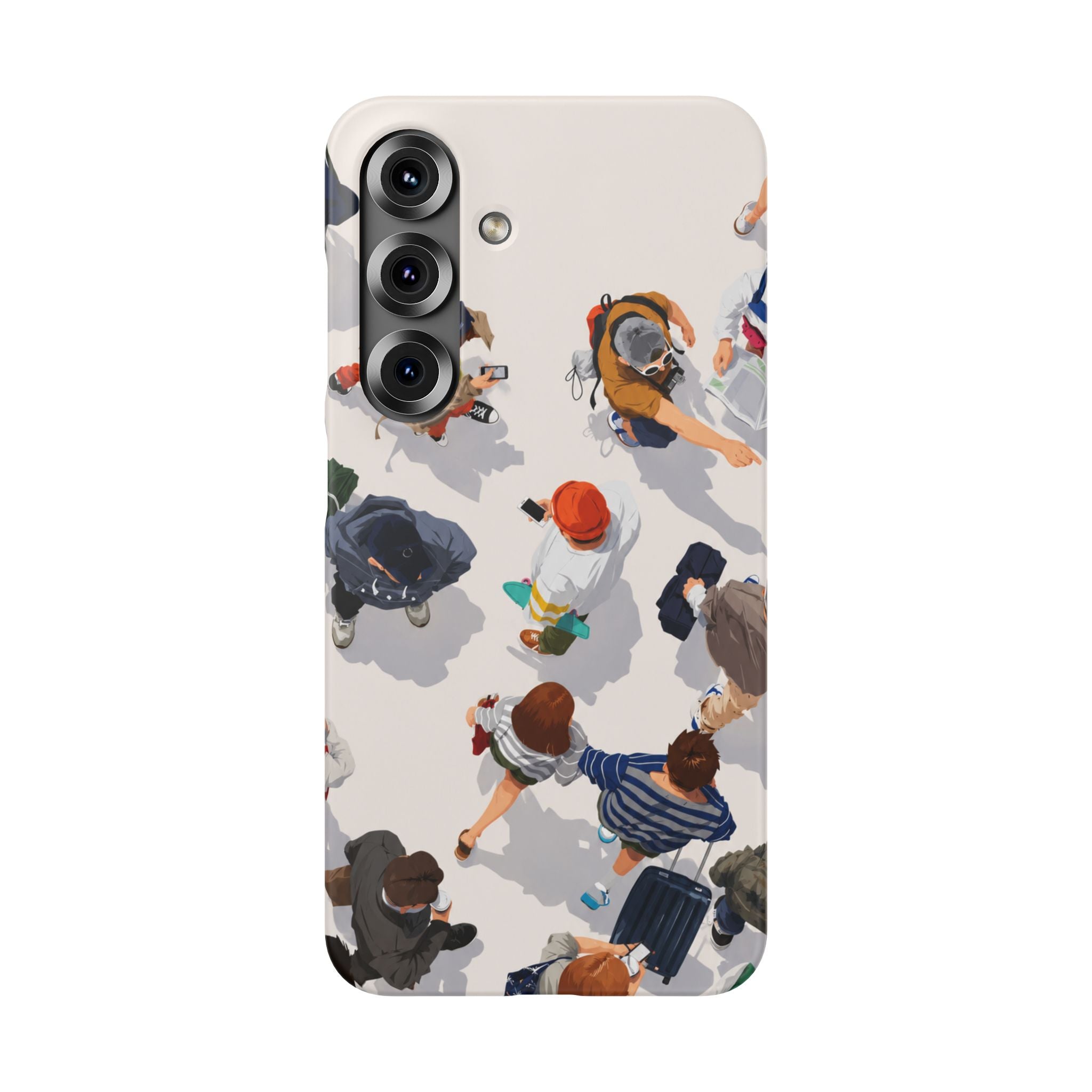 City Crowd Aesthetic Phone Case