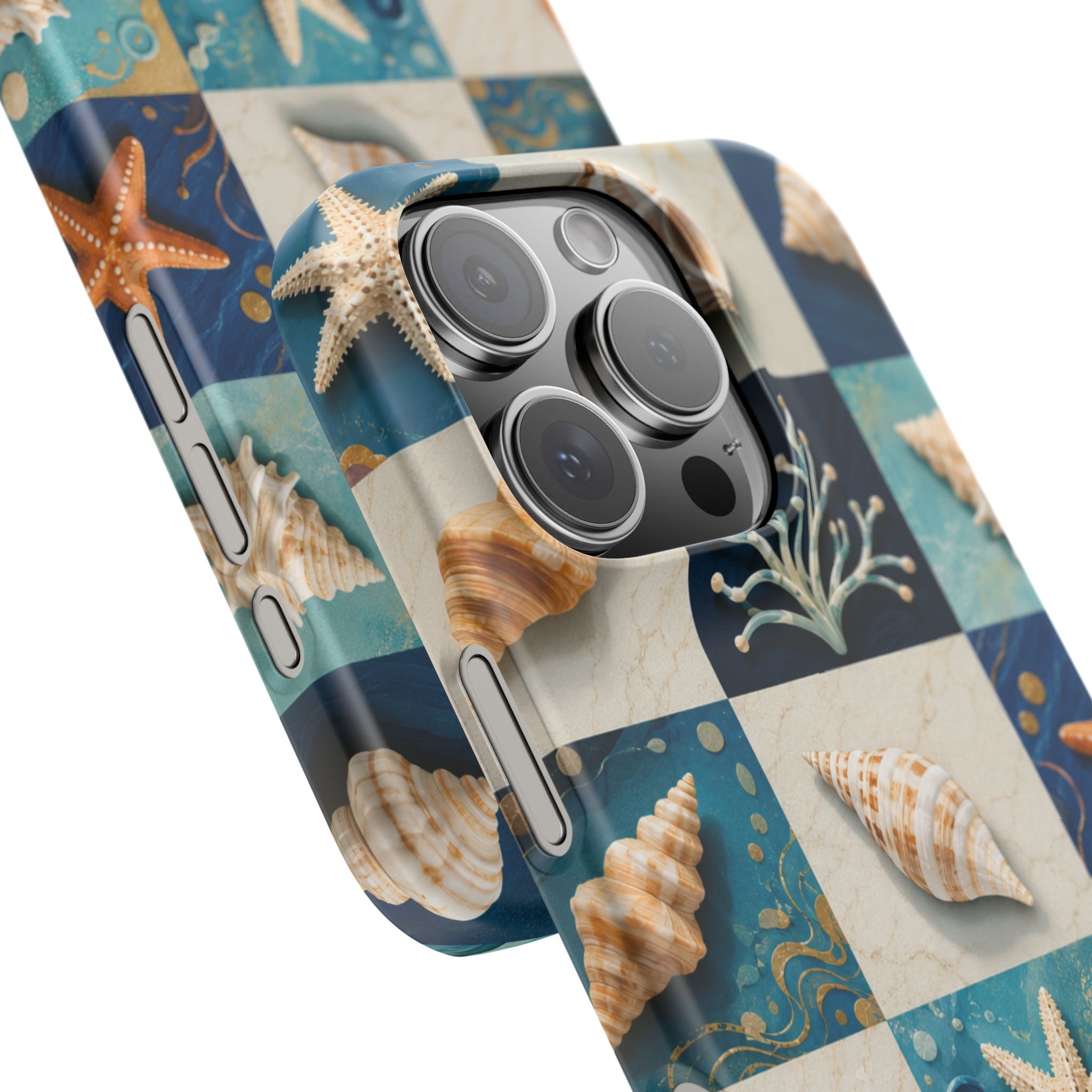 Coastal Seashell Mosaic Phone Case