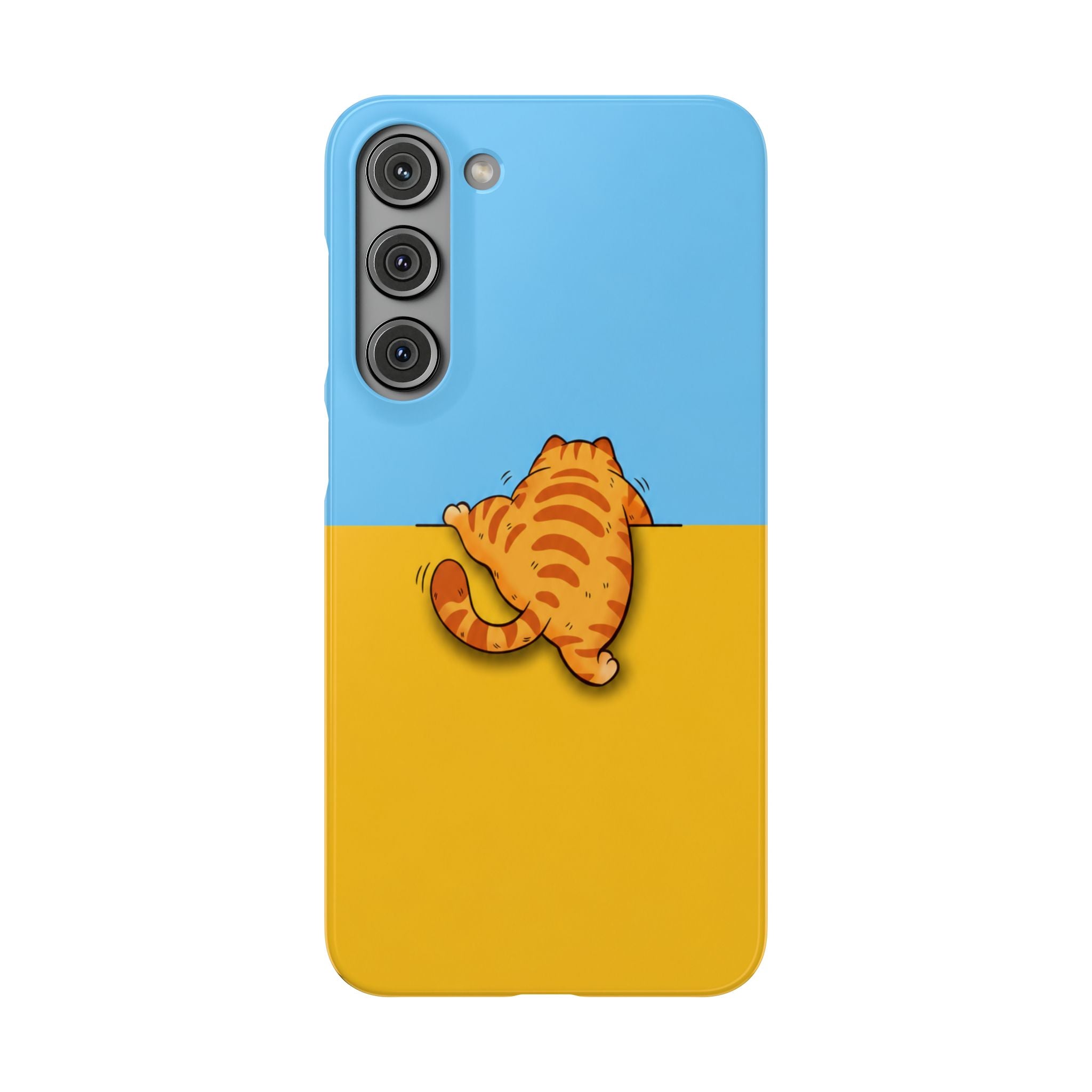 Peekaboo Orange Cat Phone Case