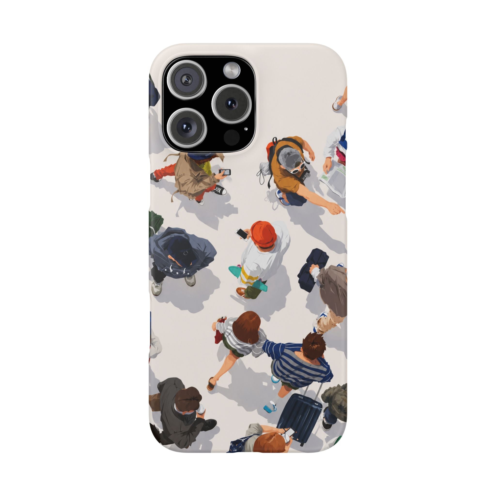 City Crowd Aesthetic Phone Case