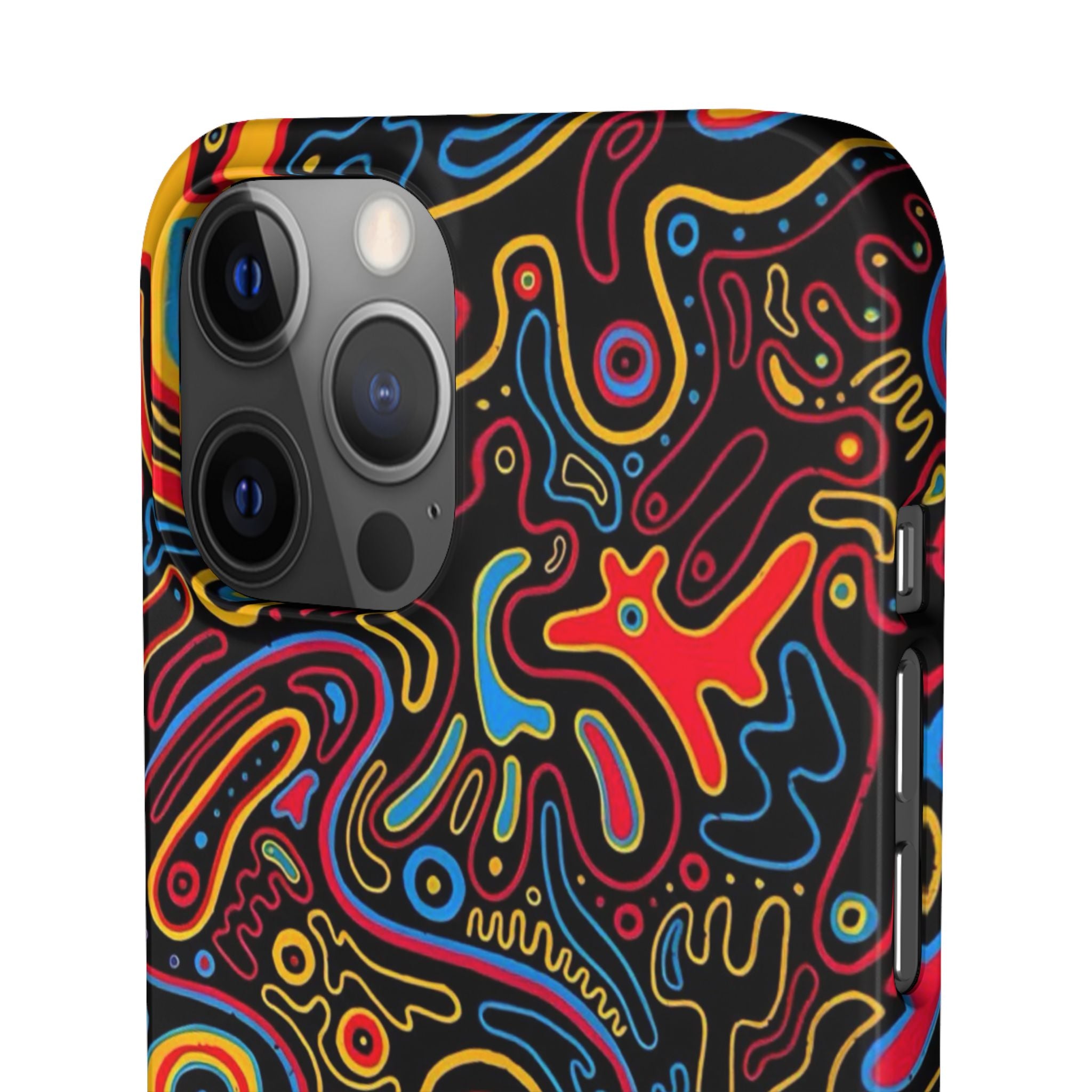 Neon Maze Phone Case