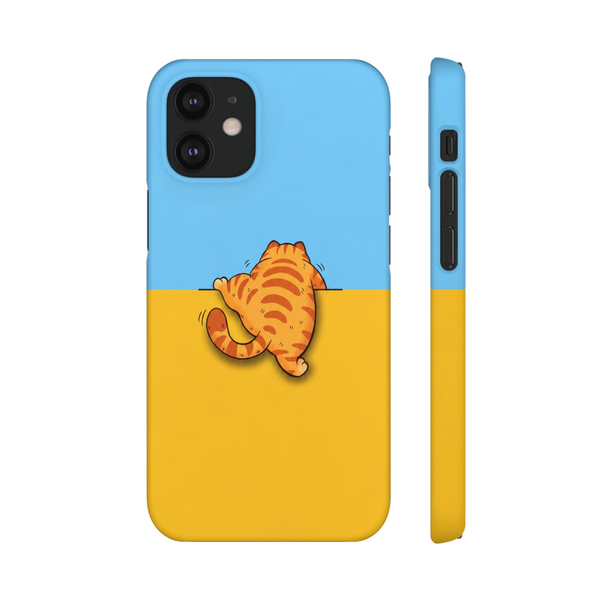 Peekaboo Orange Cat Phone Case