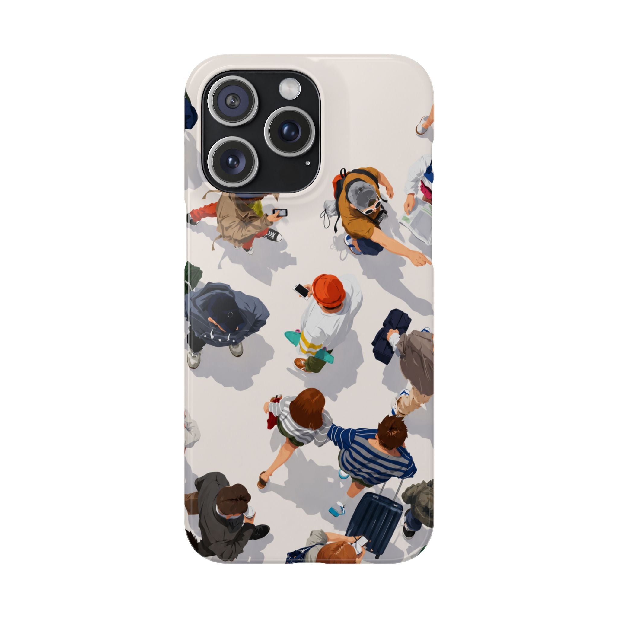 City Crowd Aesthetic Phone Case
