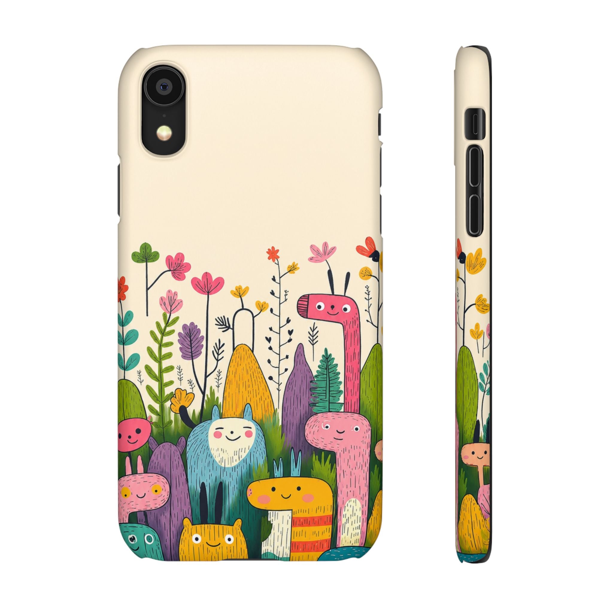 Cute Monster Garden Phone Case