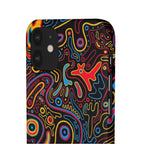 Neon Maze Phone Case
