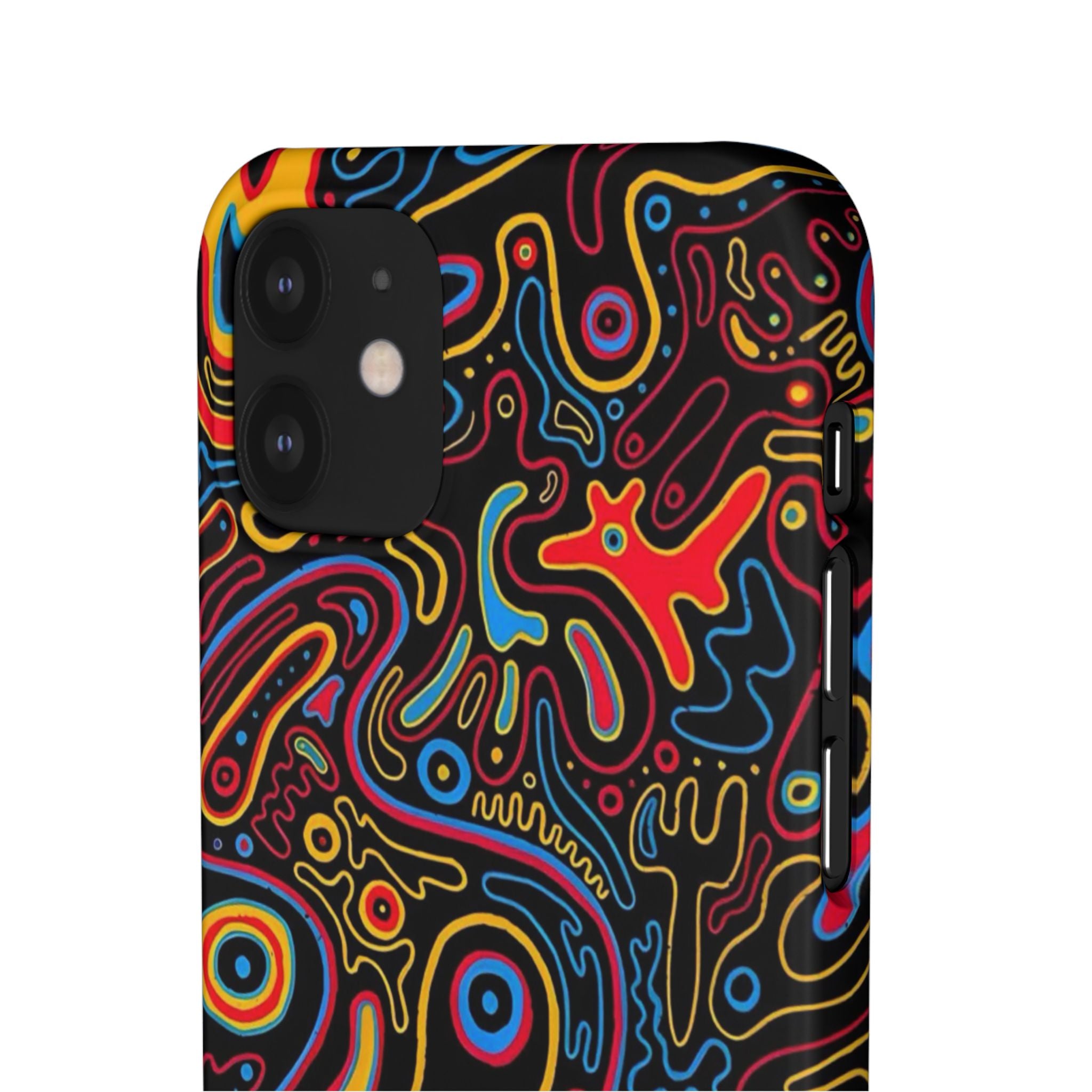 Neon Maze Phone Case
