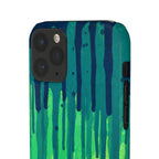 Liquid Emerald – Abstract Drip Phone Case