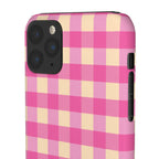 Pink Gingham Phone Case