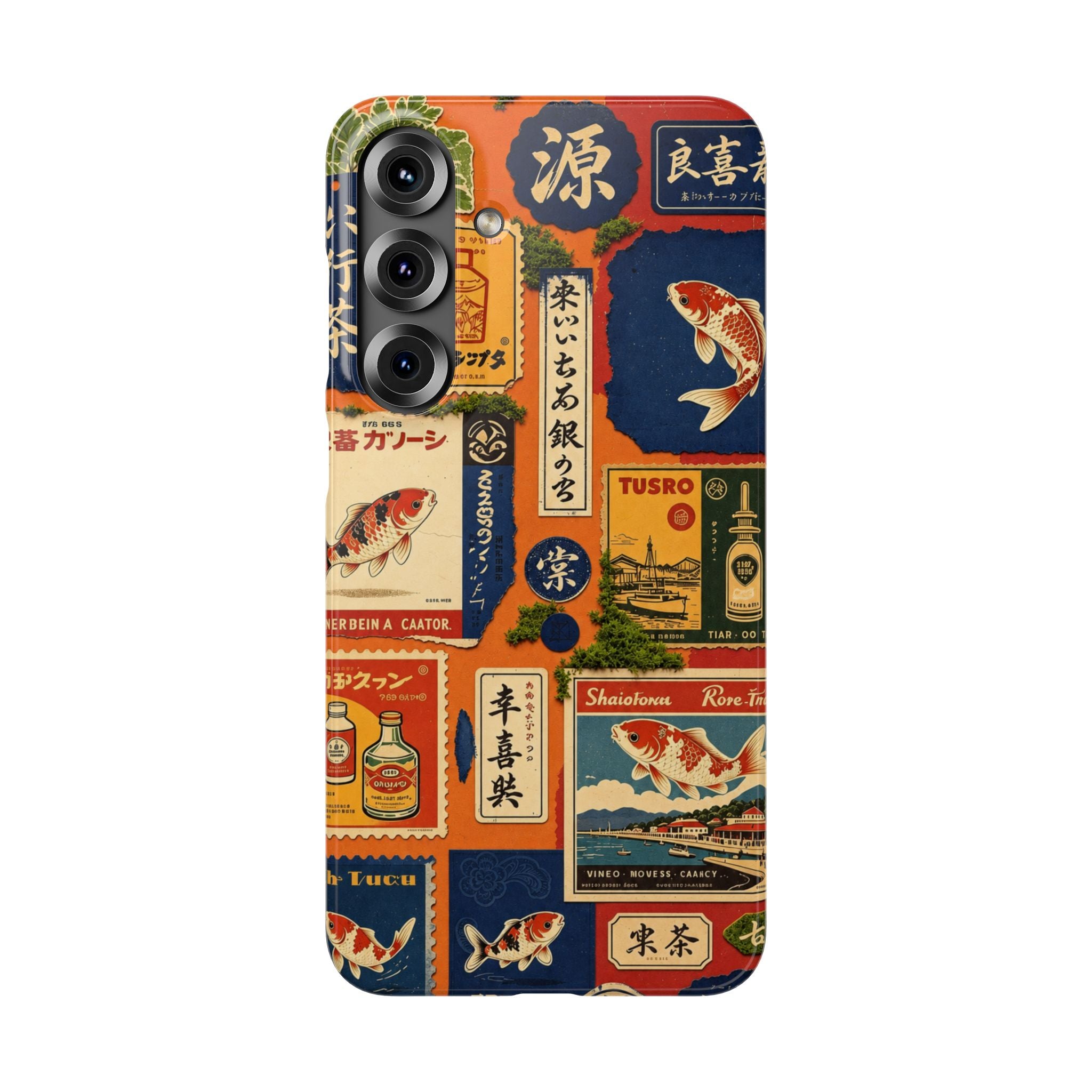 Vintage Japanese Koi Phone Case