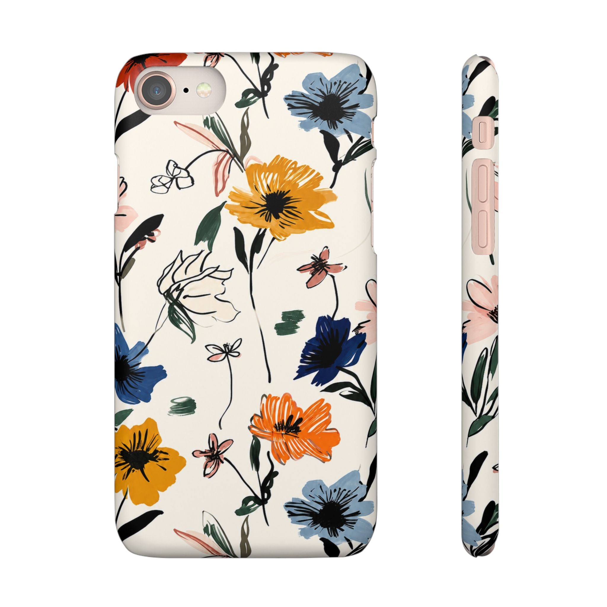 Wildflower Sketch Phone Case
