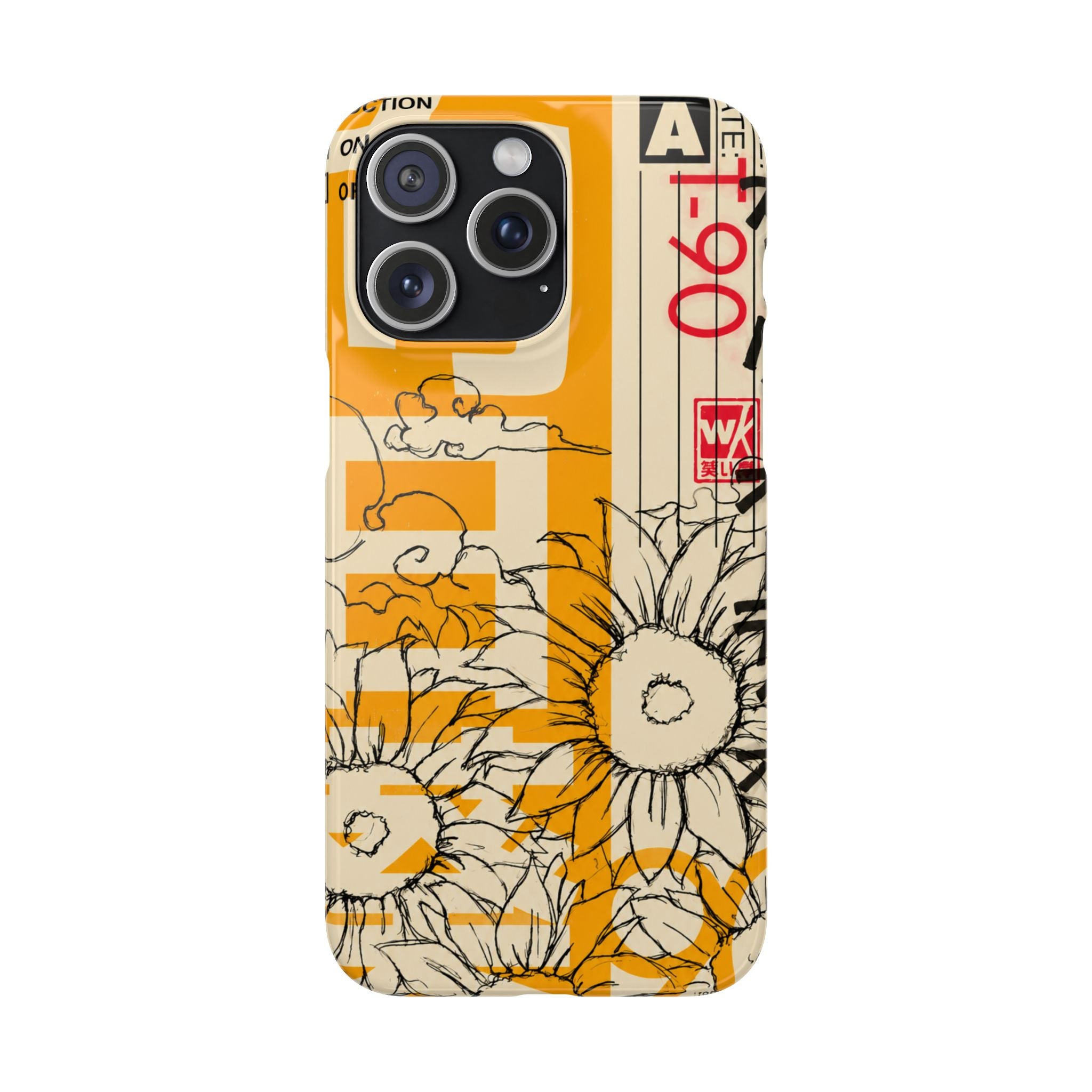 Retro Cassette Floral Phone Case