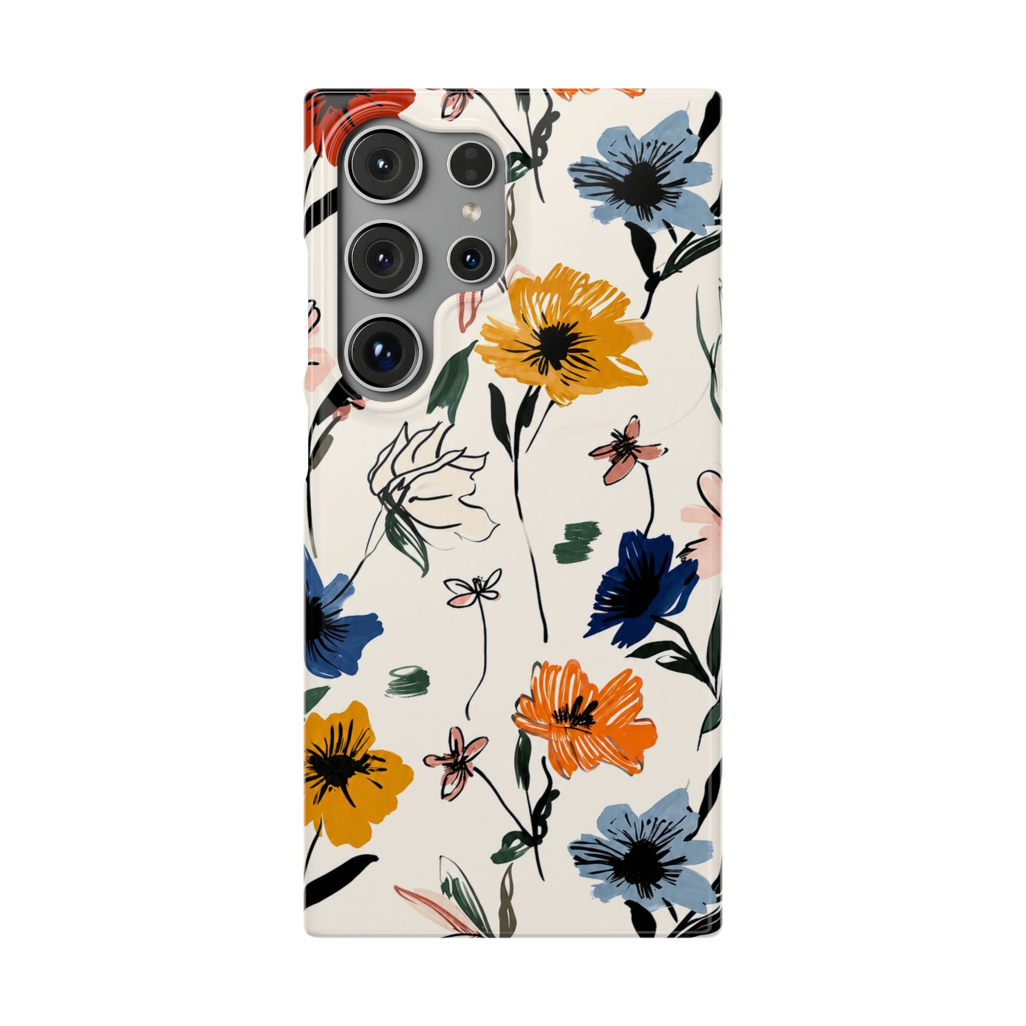 Wildflower Sketch Phone Case