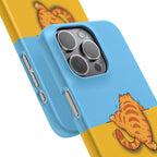 Peekaboo Orange Cat Phone Case