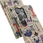 Vintage Travel Stamps Phone Case