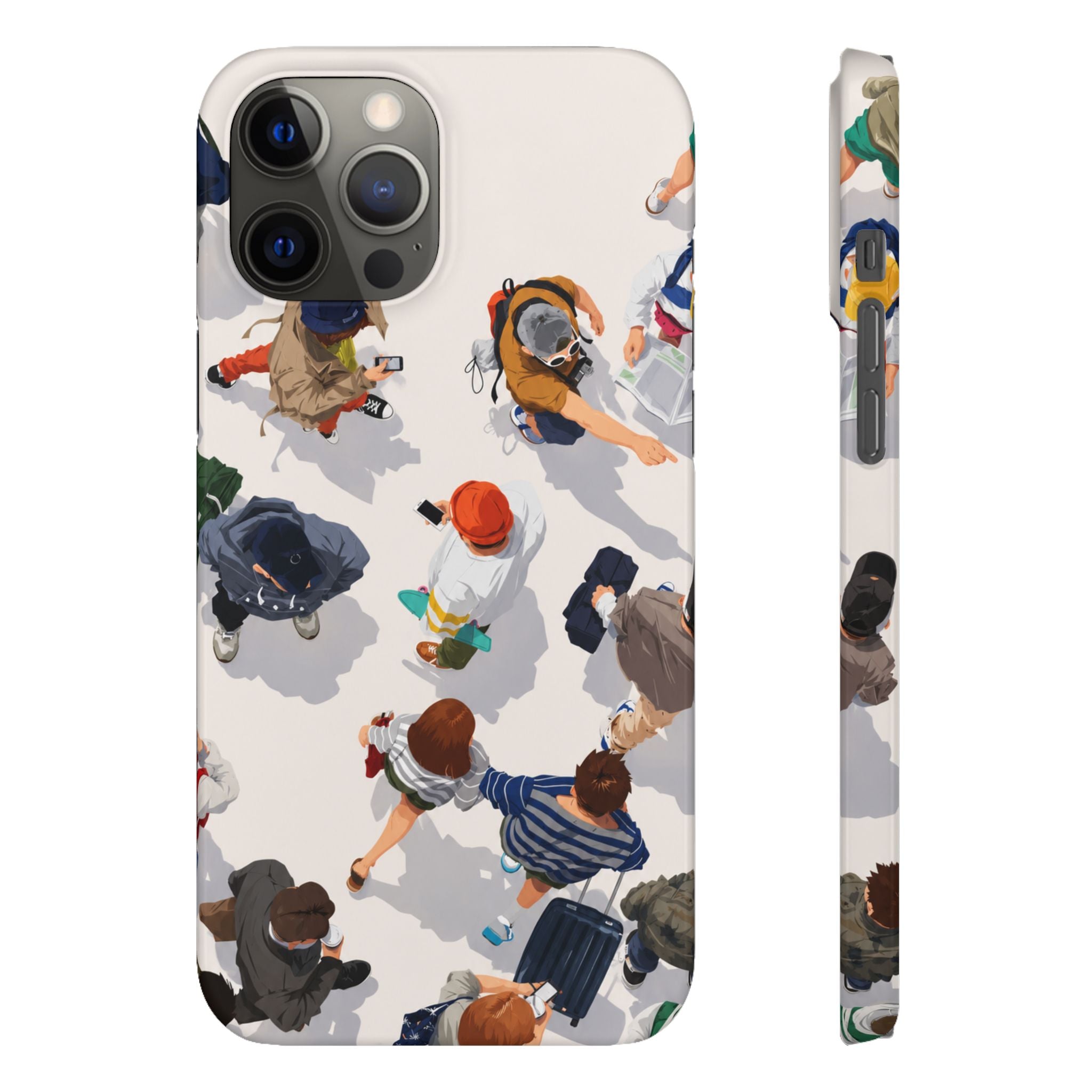 City Crowd Aesthetic Phone Case