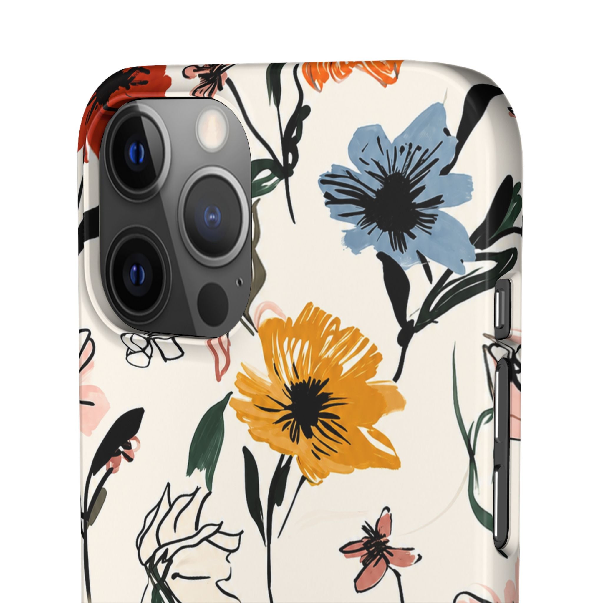 Wildflower Sketch Phone Case