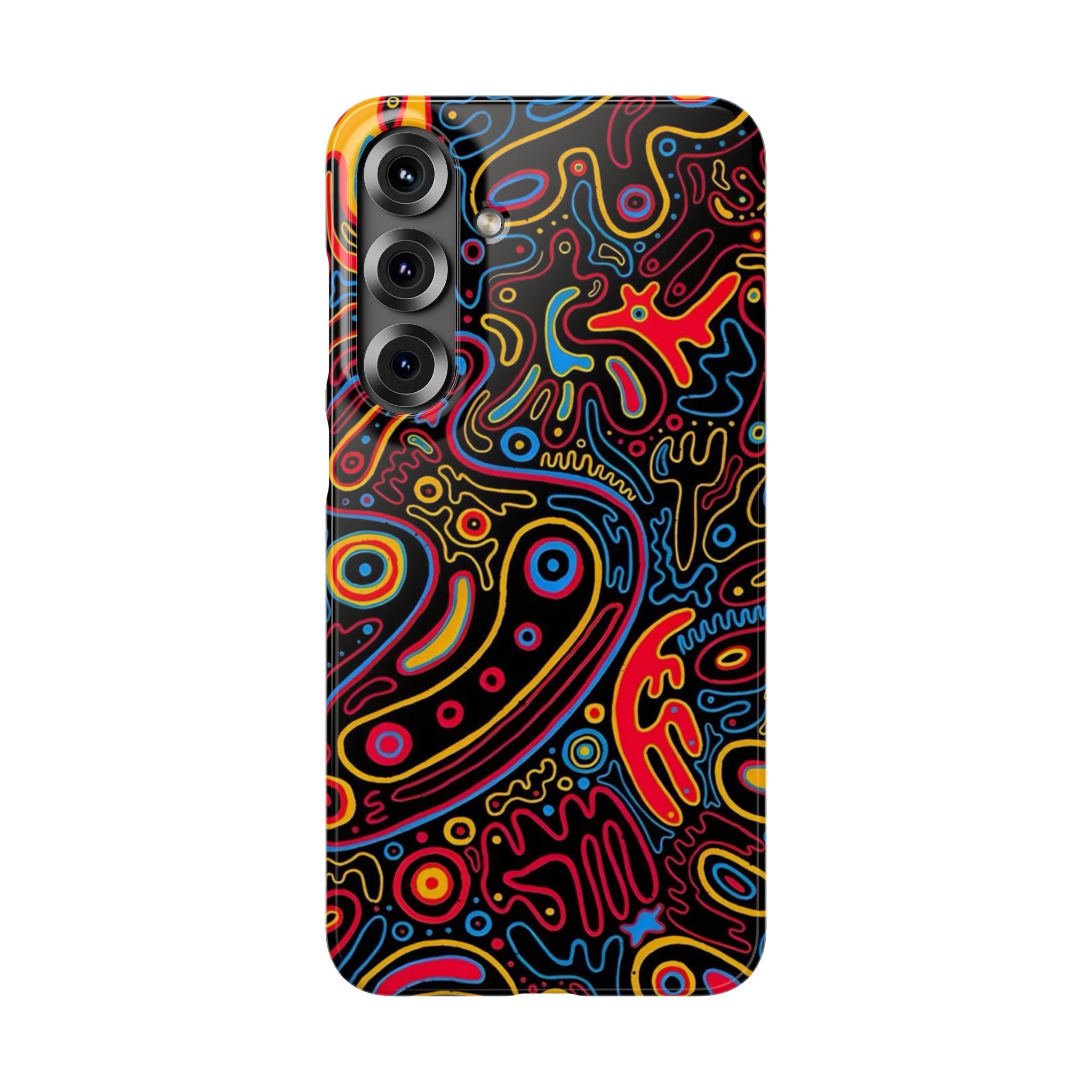 Neon Maze Phone Case