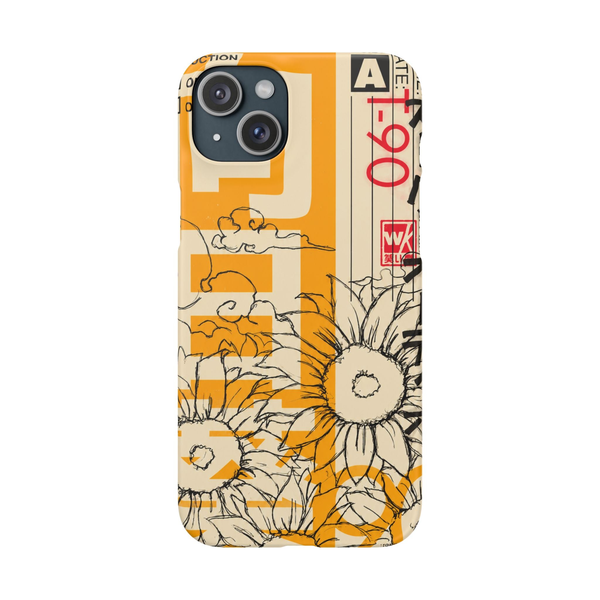 Retro Cassette Floral Phone Case