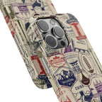 Vintage Travel Stamps Phone Case