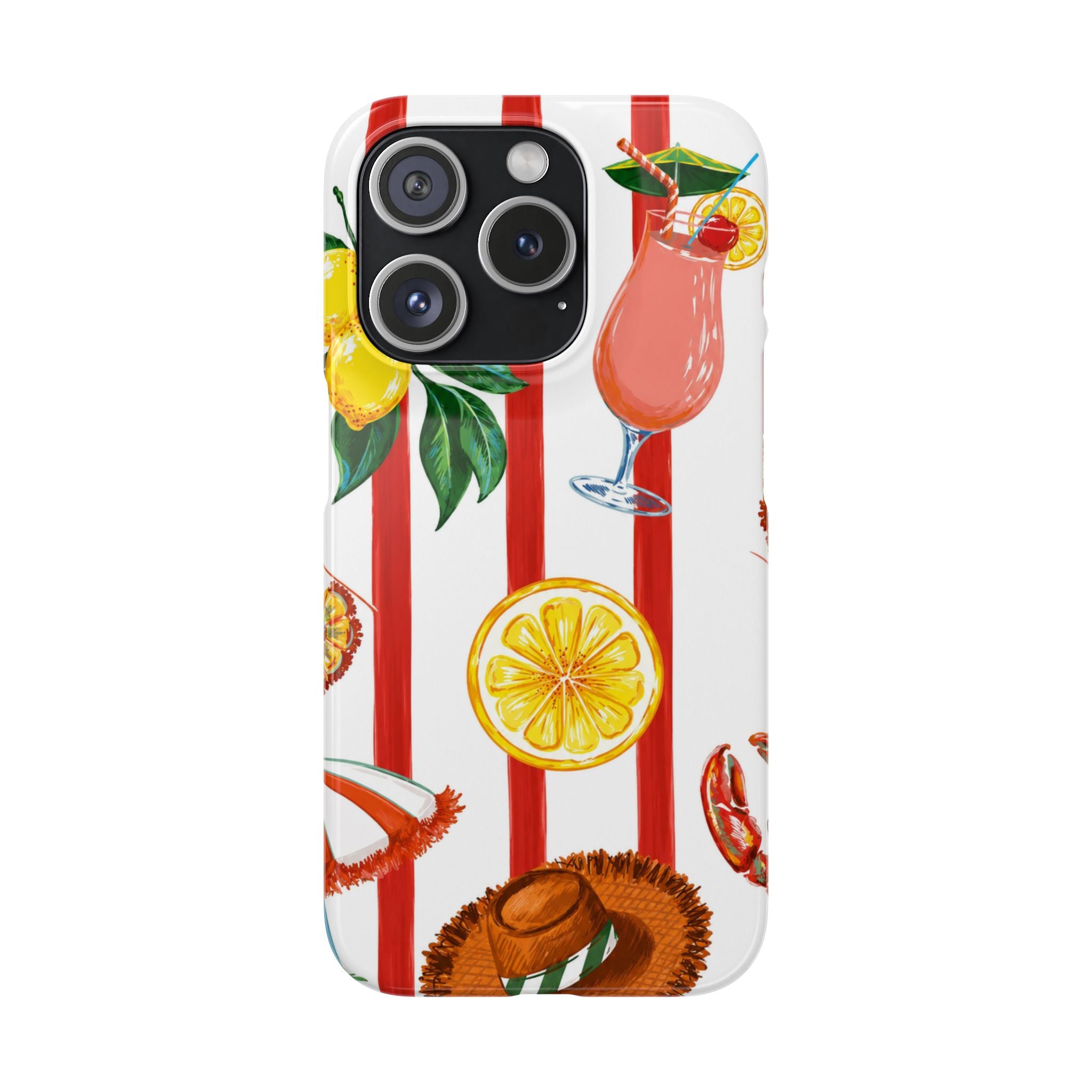 Lemon Coast – Summer Citrus Phone Case