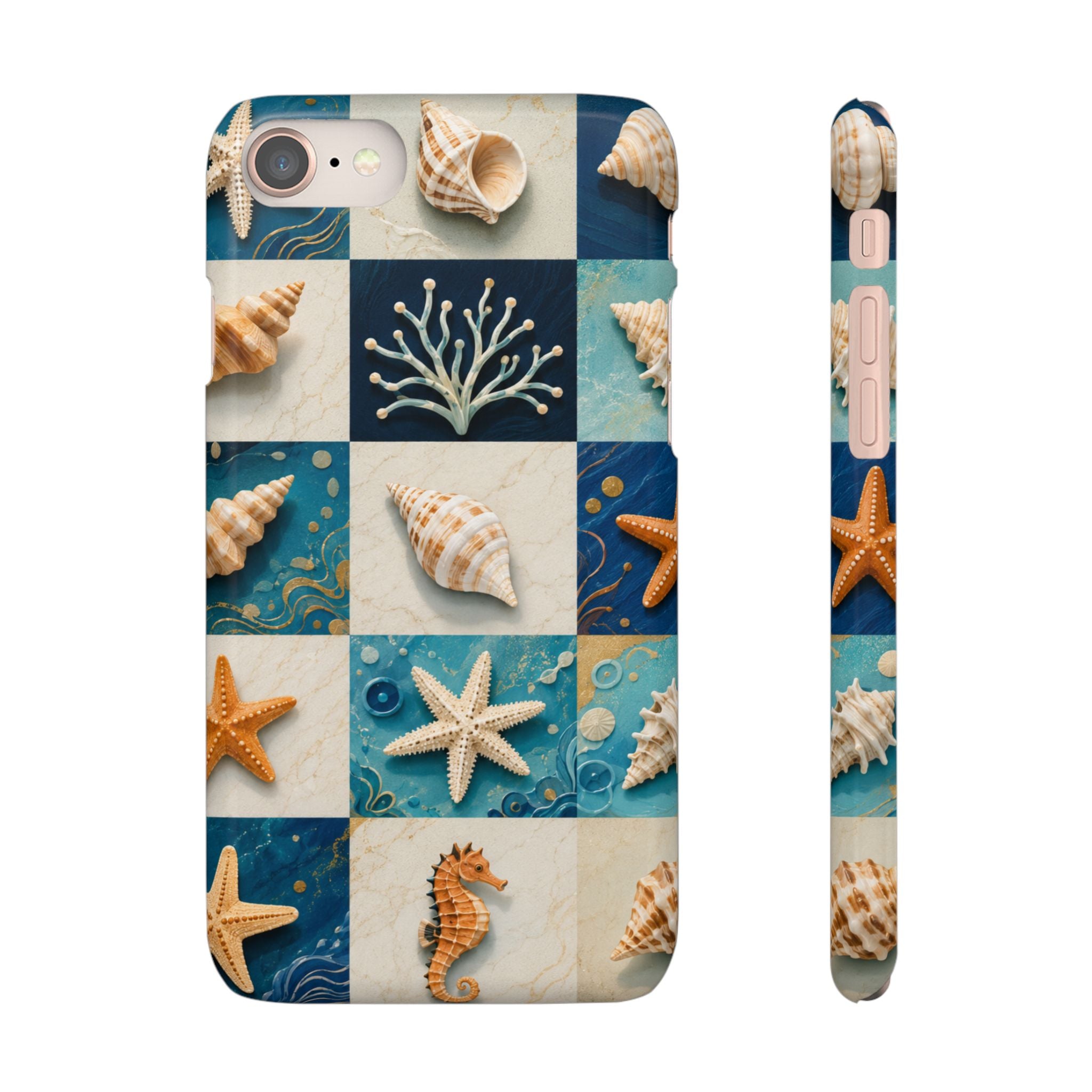 Coastal Seashell Mosaic Phone Case