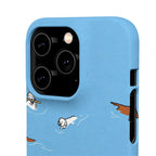 Swimming Dogs Phone Case