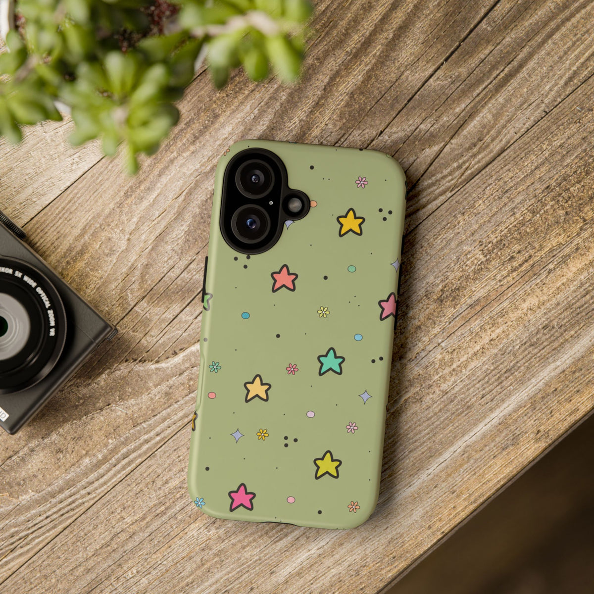 Cosmic Star Doodle Phone Case