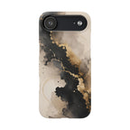 Midnight Gold Abstract Phone Case