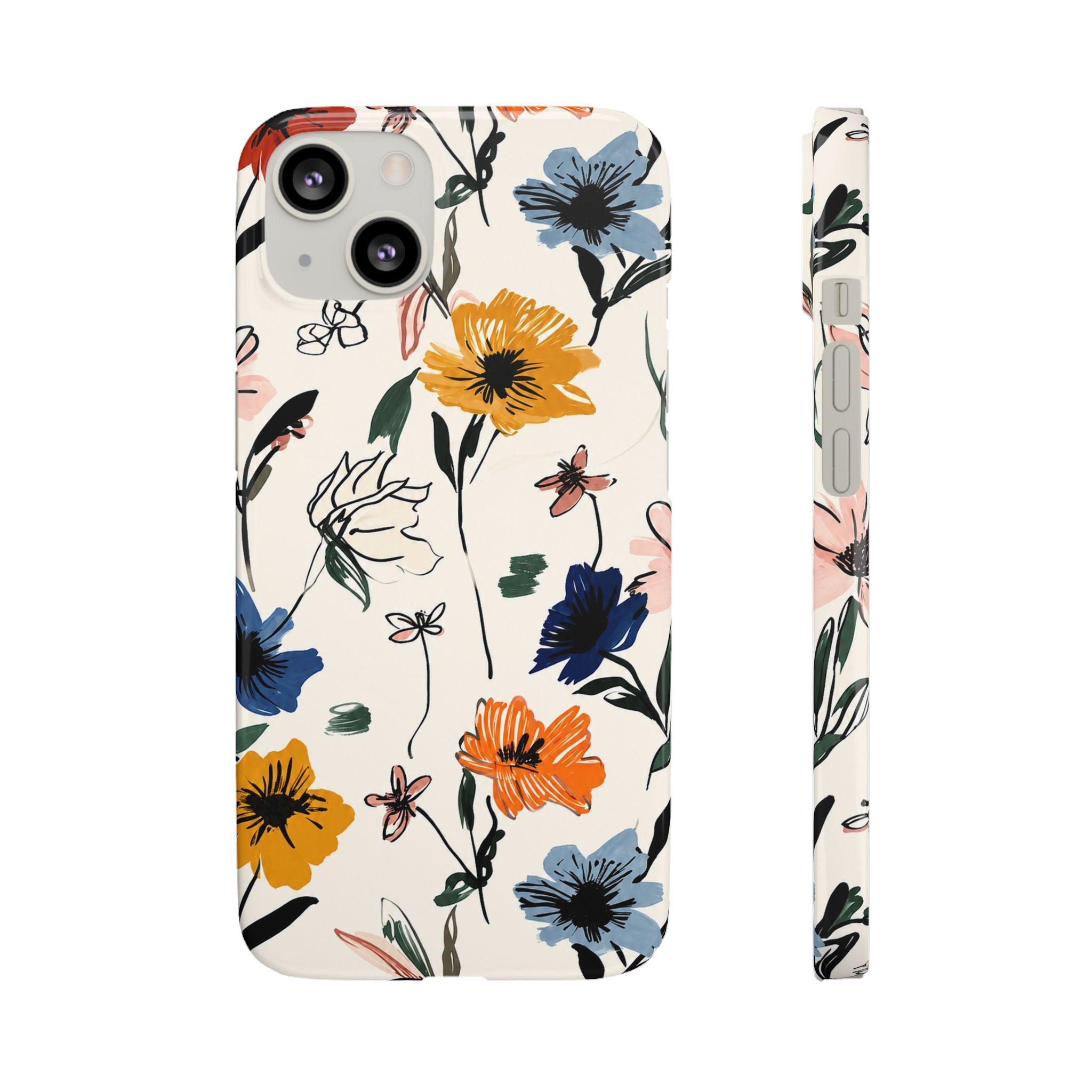 Wildflower Sketch Phone Case