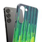 Liquid Emerald – Abstract Drip Phone Case