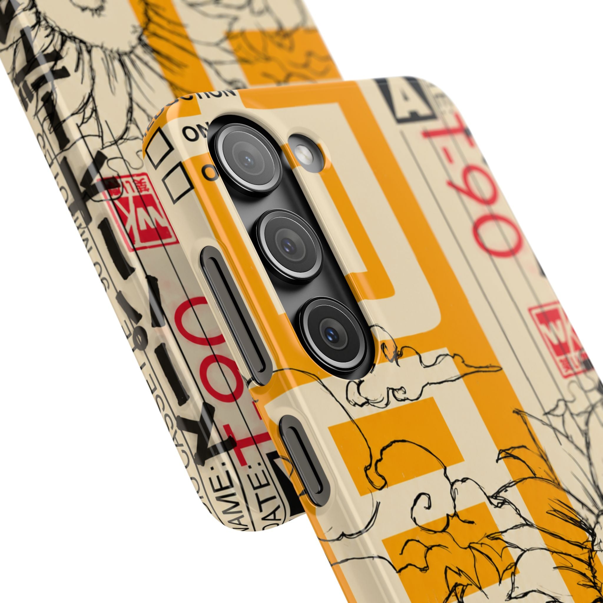 Retro Cassette Floral Phone Case