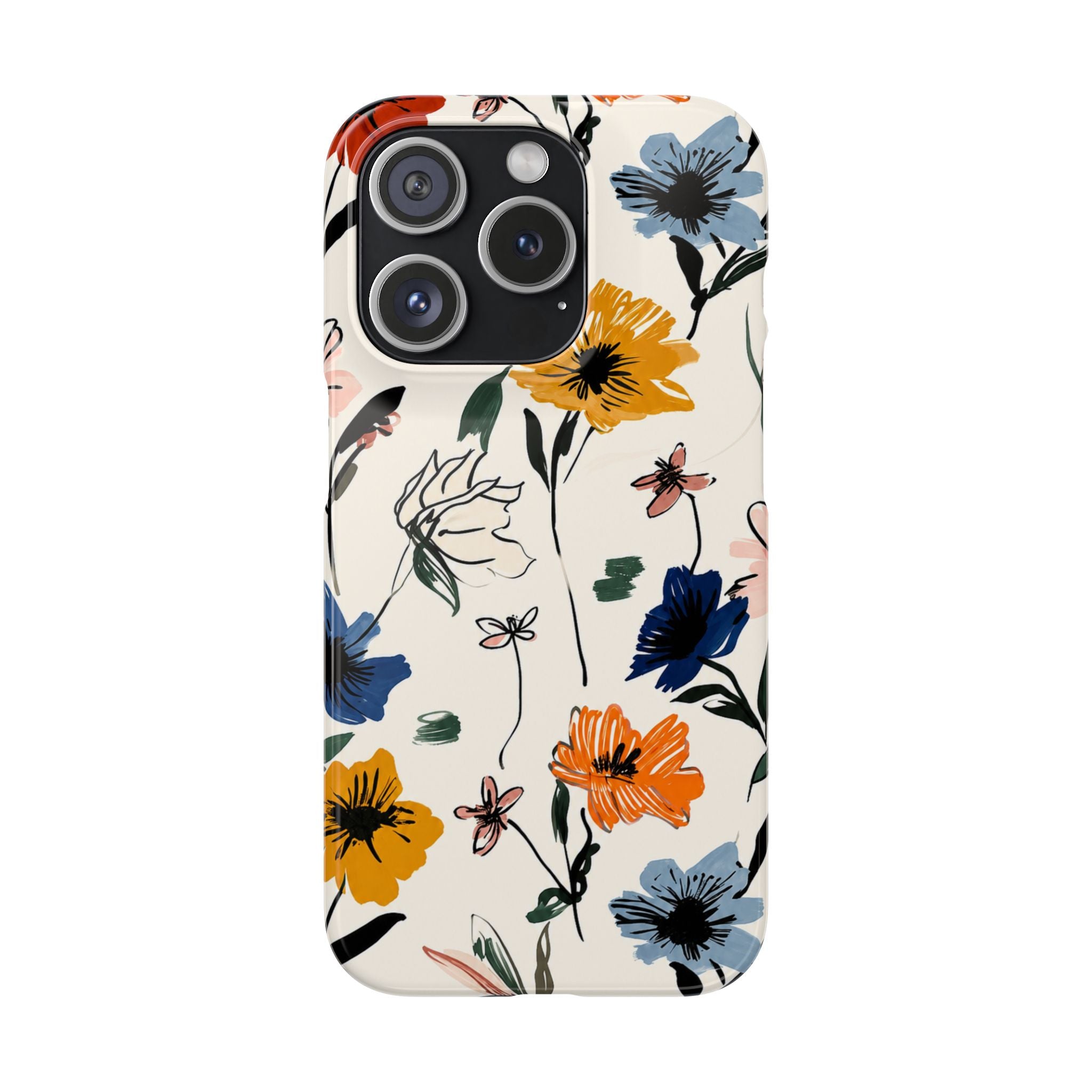 Wildflower Sketch Phone Case