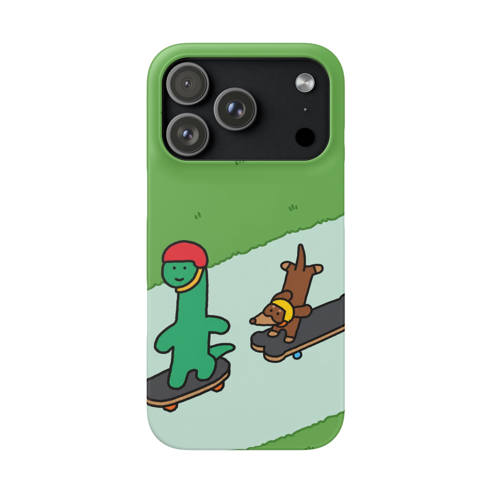 Skater Dino Phone Case
