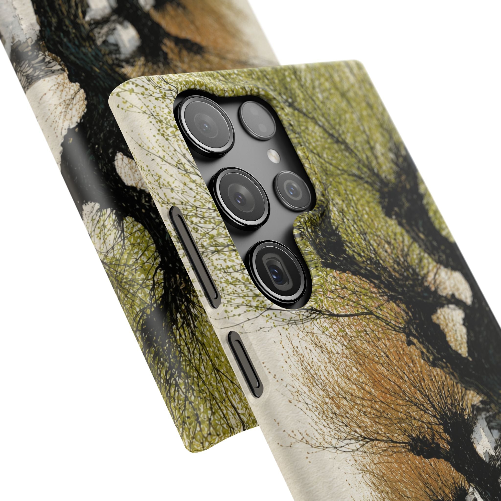 Serene Willow Landscape Phone Case