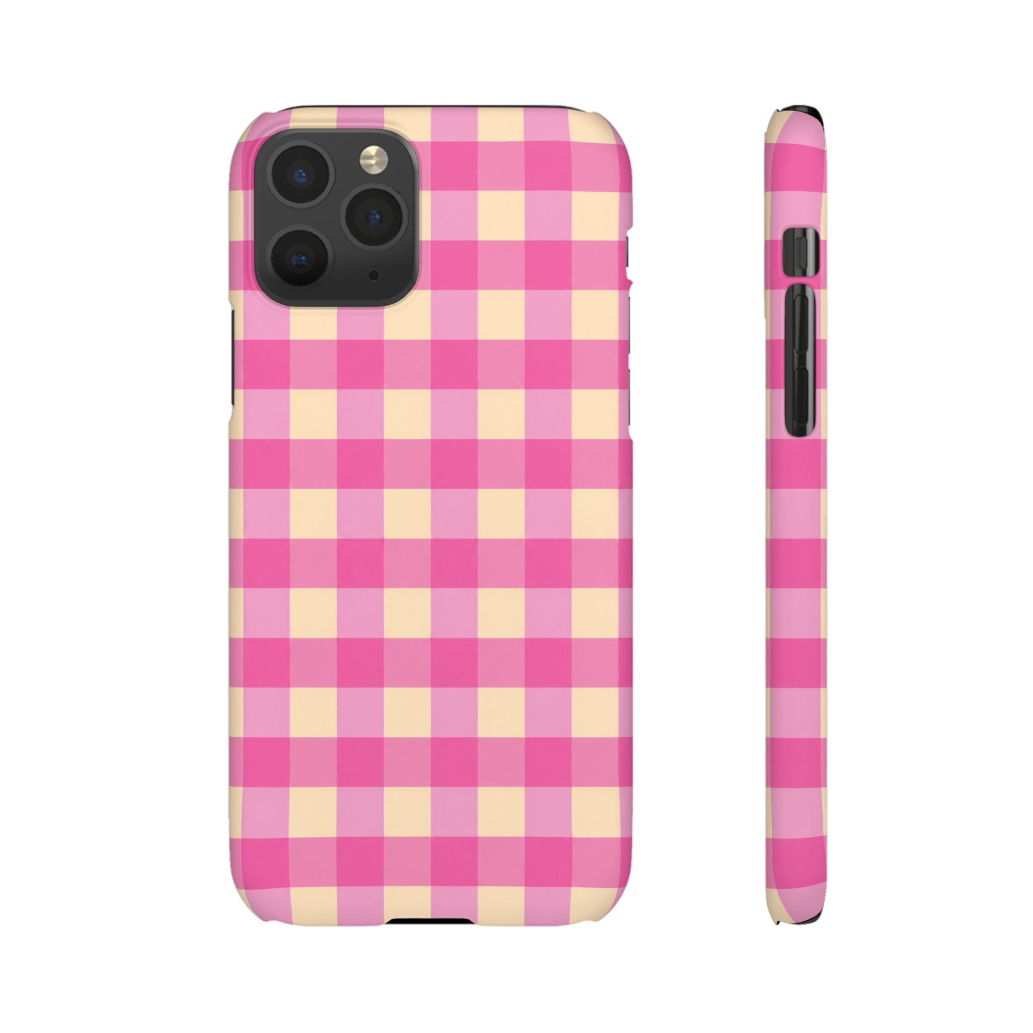Pink Gingham Phone Case