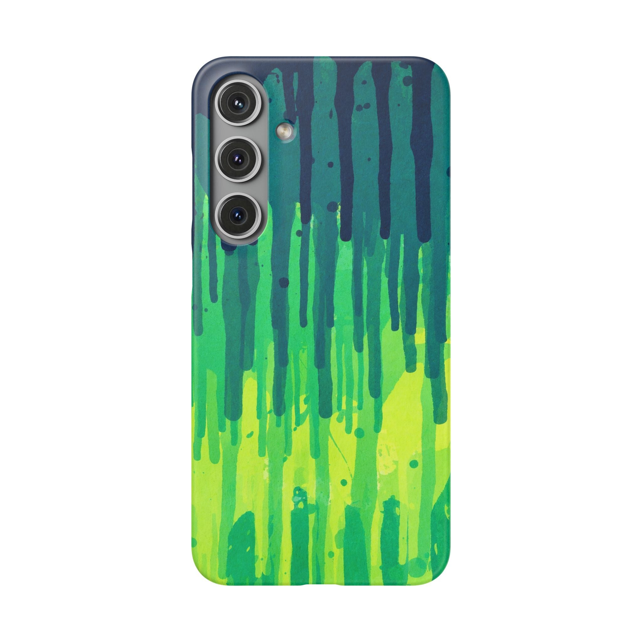 Liquid Emerald – Abstract Drip Phone Case