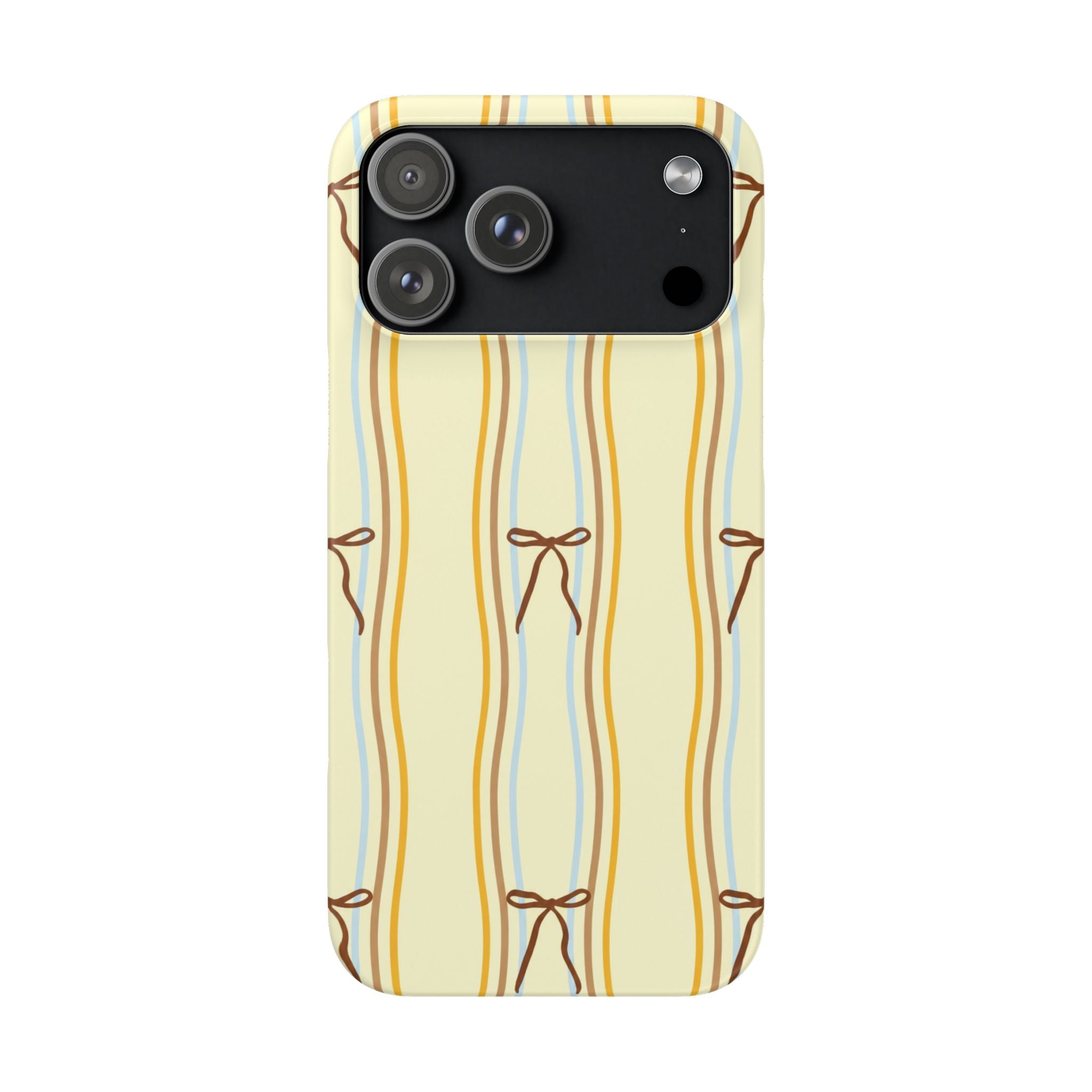 Bow Stripe Phone Case