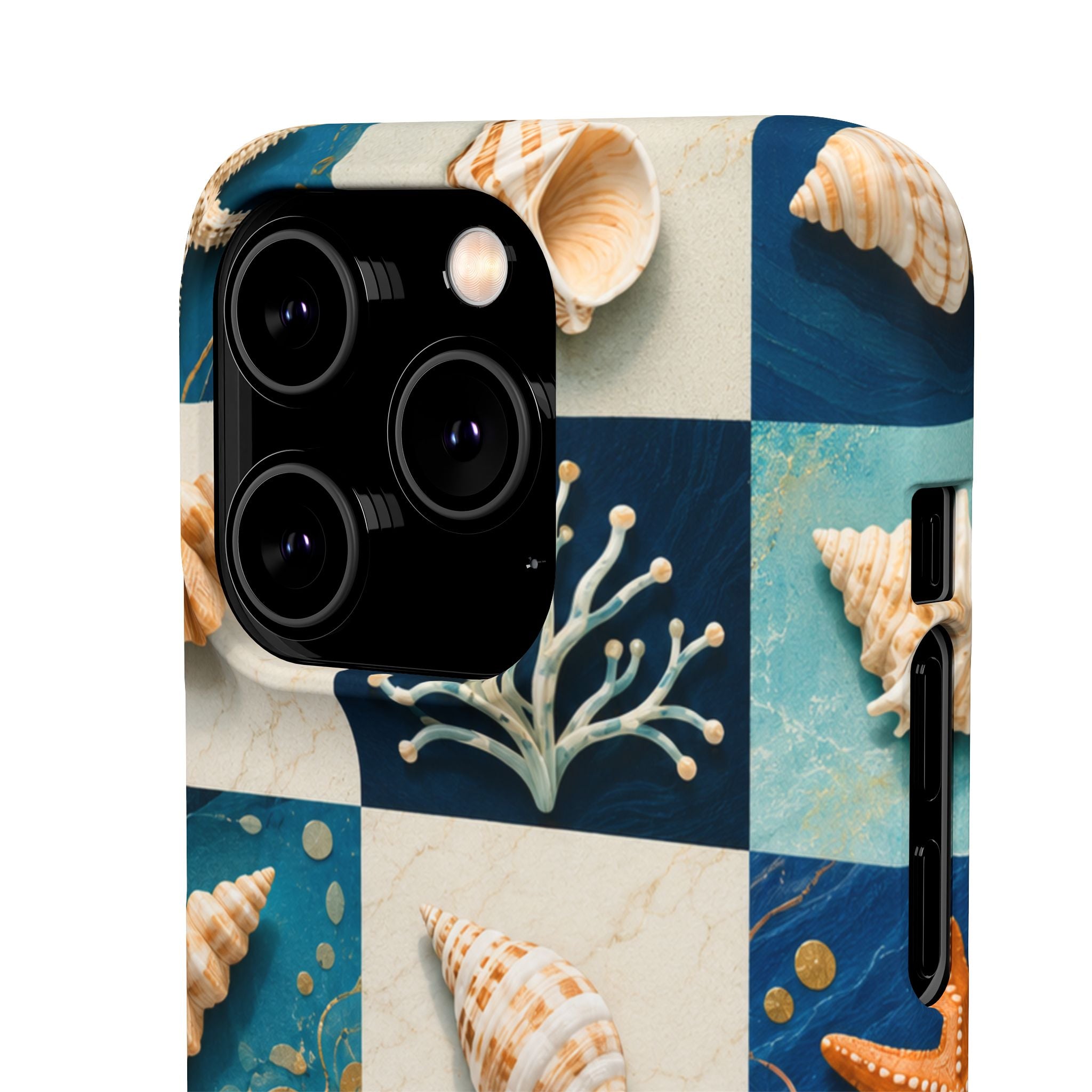 Coastal Seashell Mosaic Phone Case
