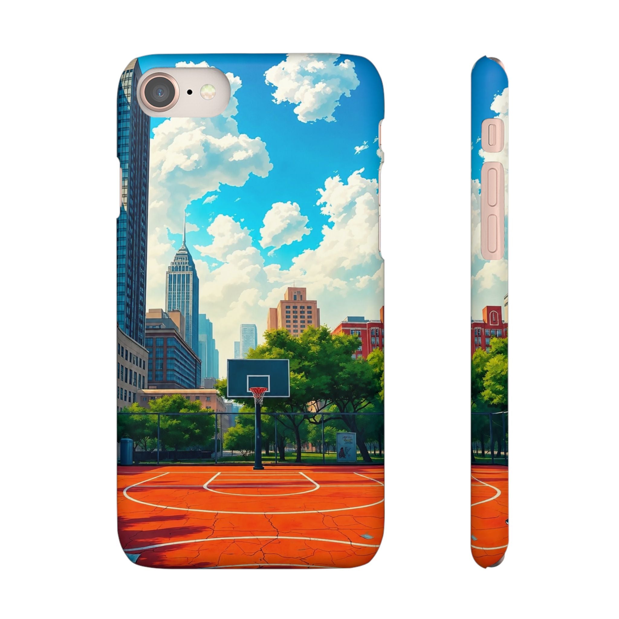 Urban Basketball Court Phone Case