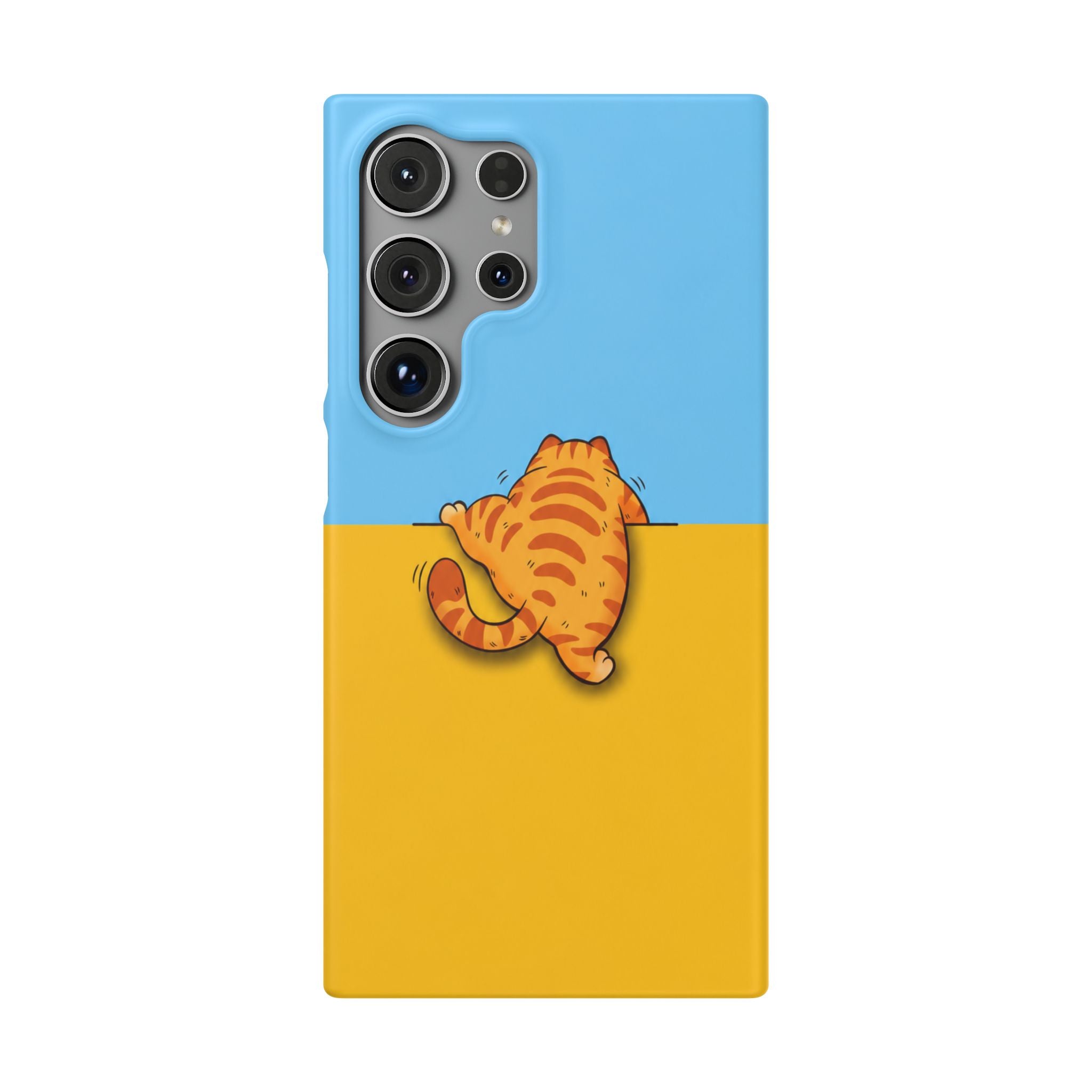 Peekaboo Orange Cat Phone Case