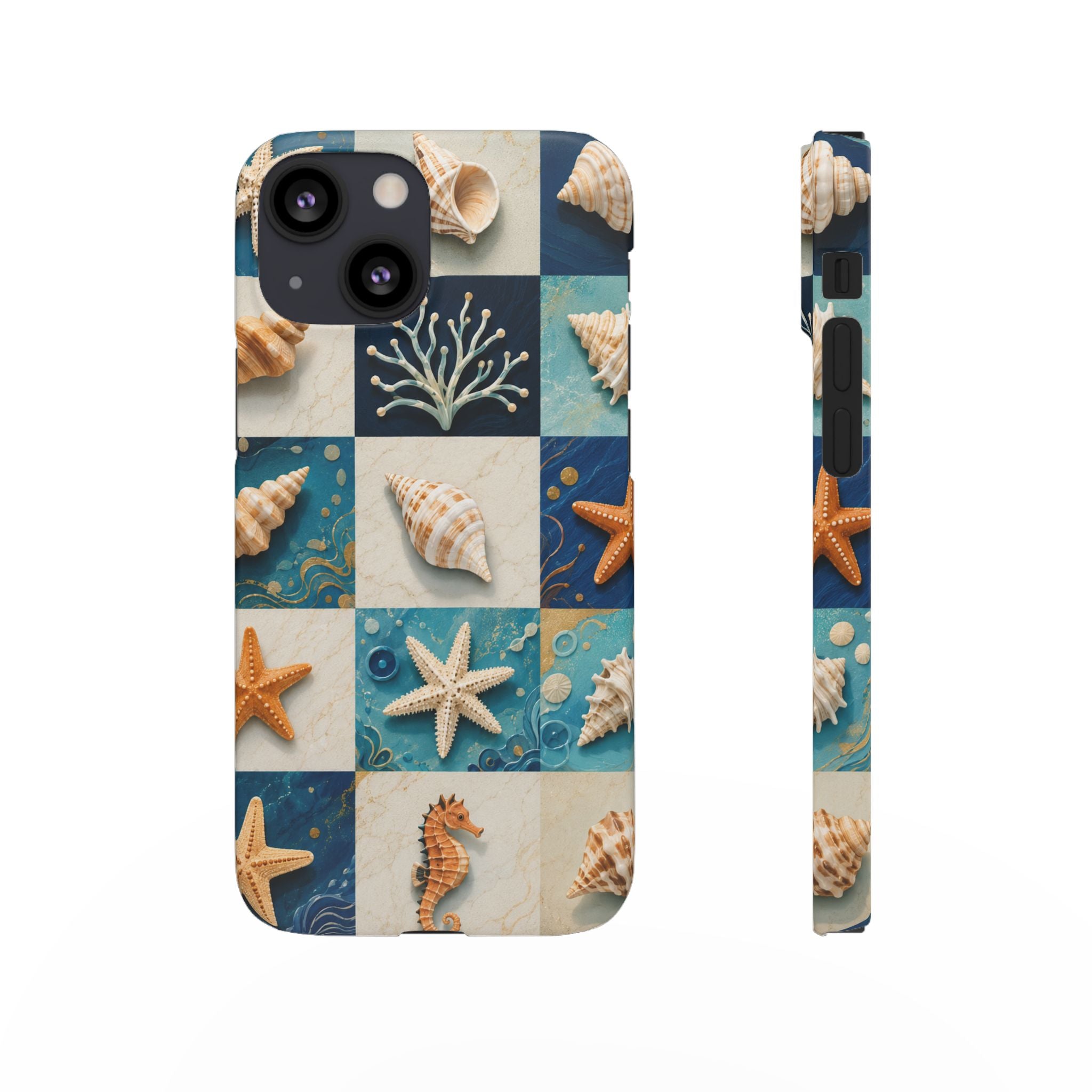 Coastal Seashell Mosaic Phone Case