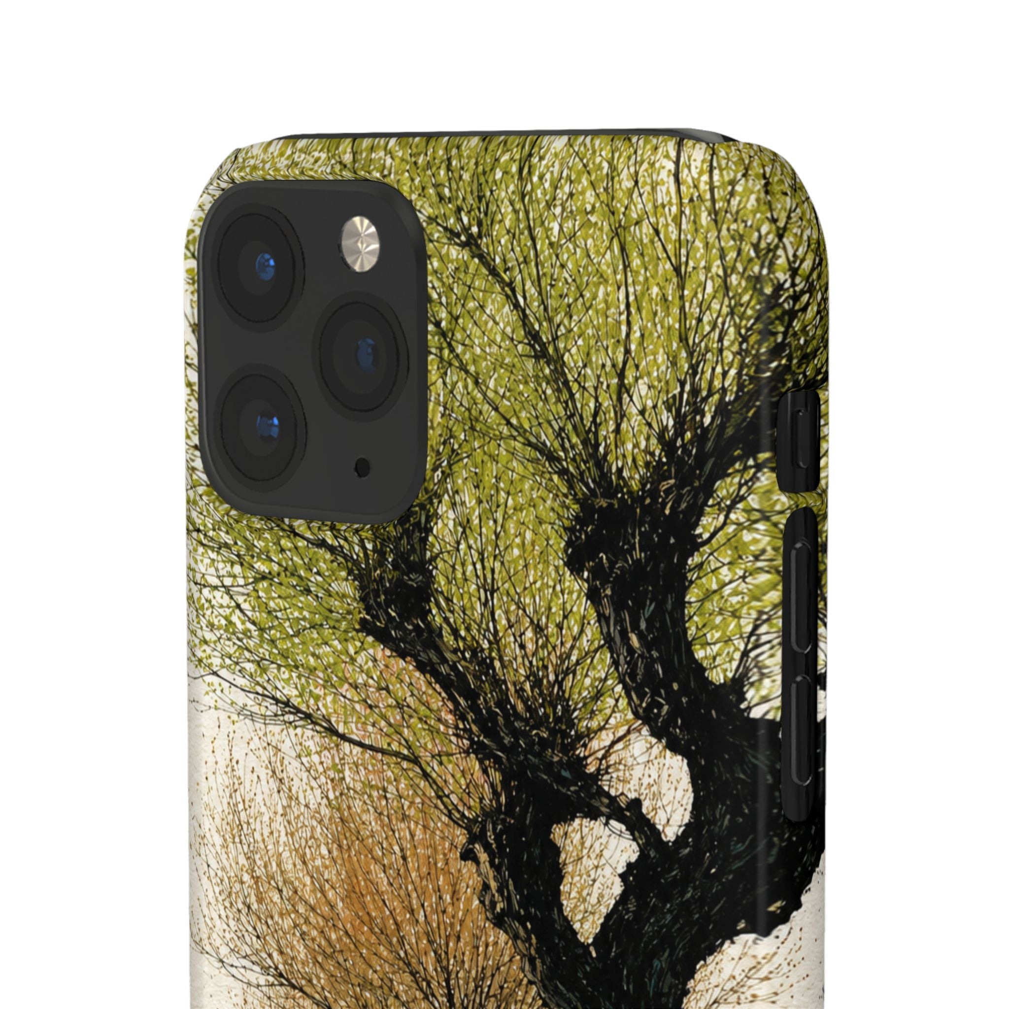 Serene Willow Landscape Phone Case