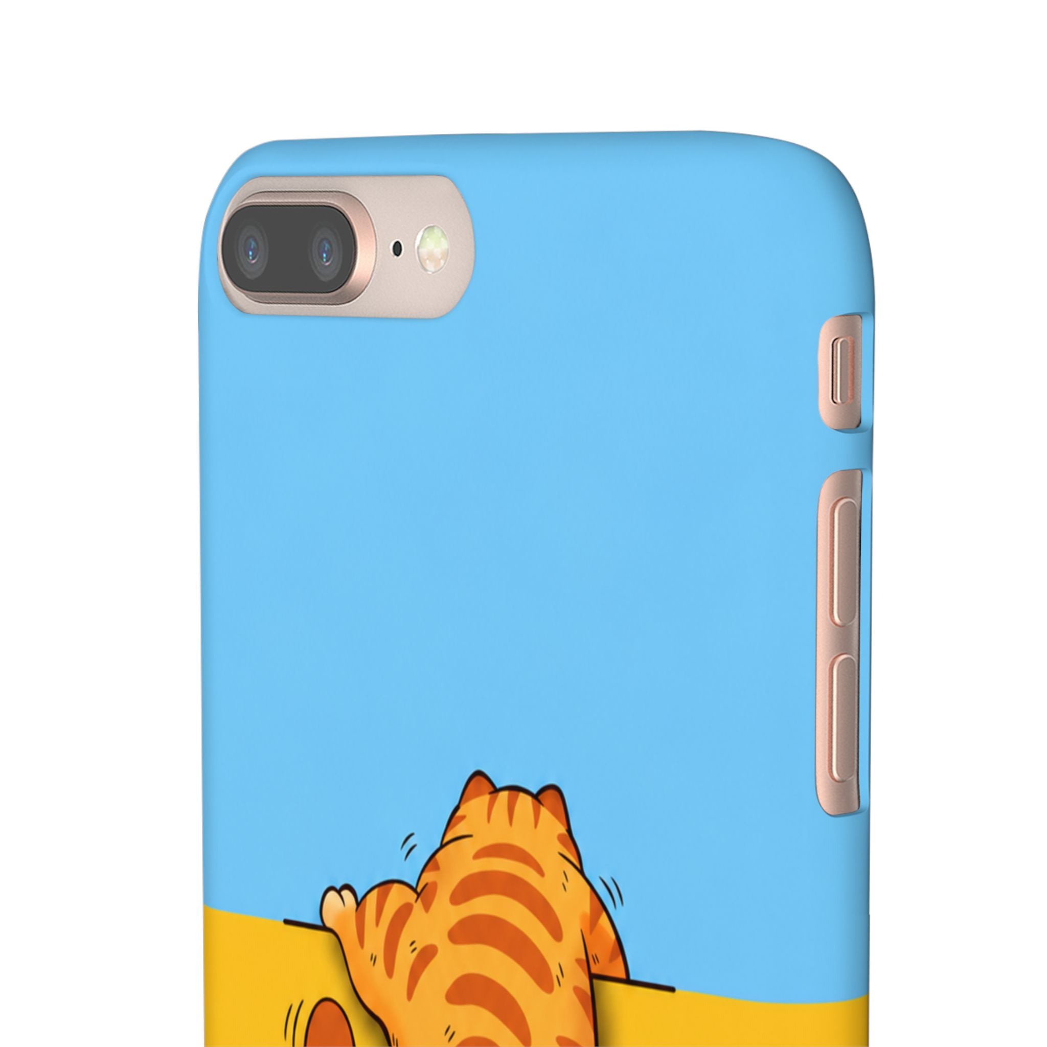 Peekaboo Orange Cat Phone Case
