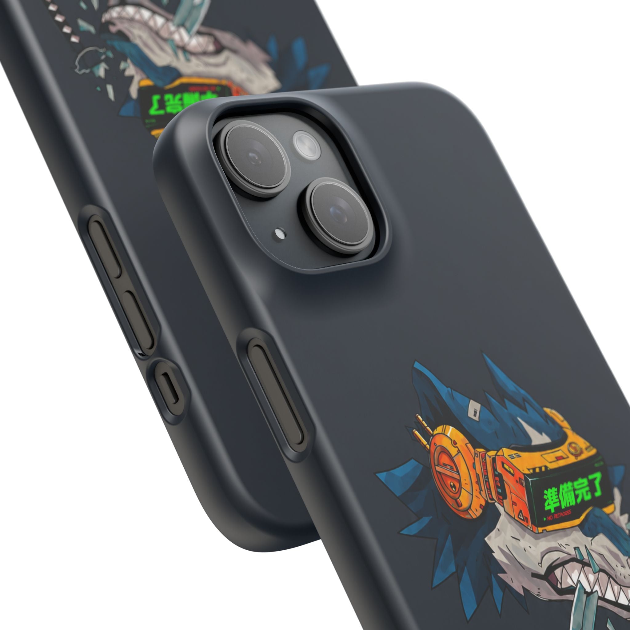 Cyberpunk Wolf Phone Case