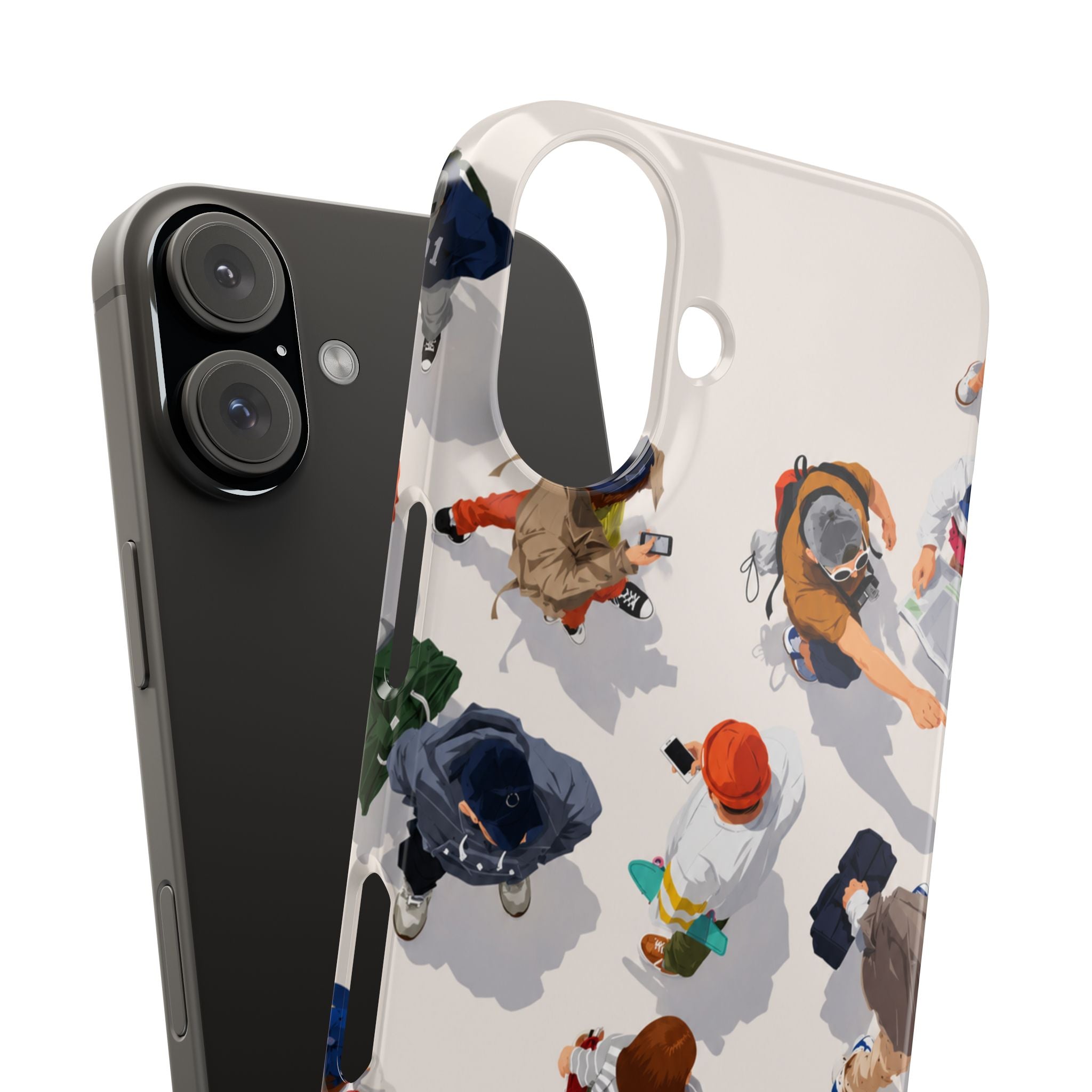 City Crowd Aesthetic Phone Case