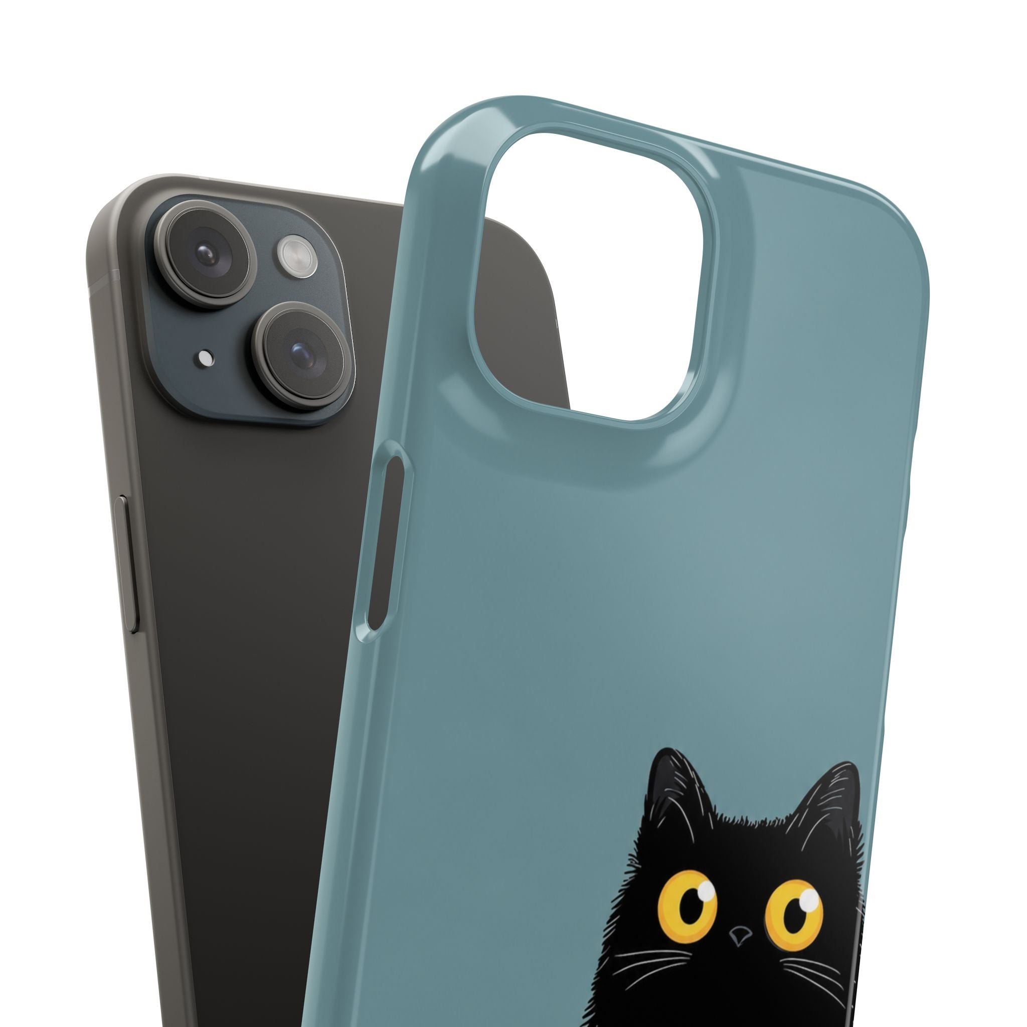 Cute Black Cat Phone Case